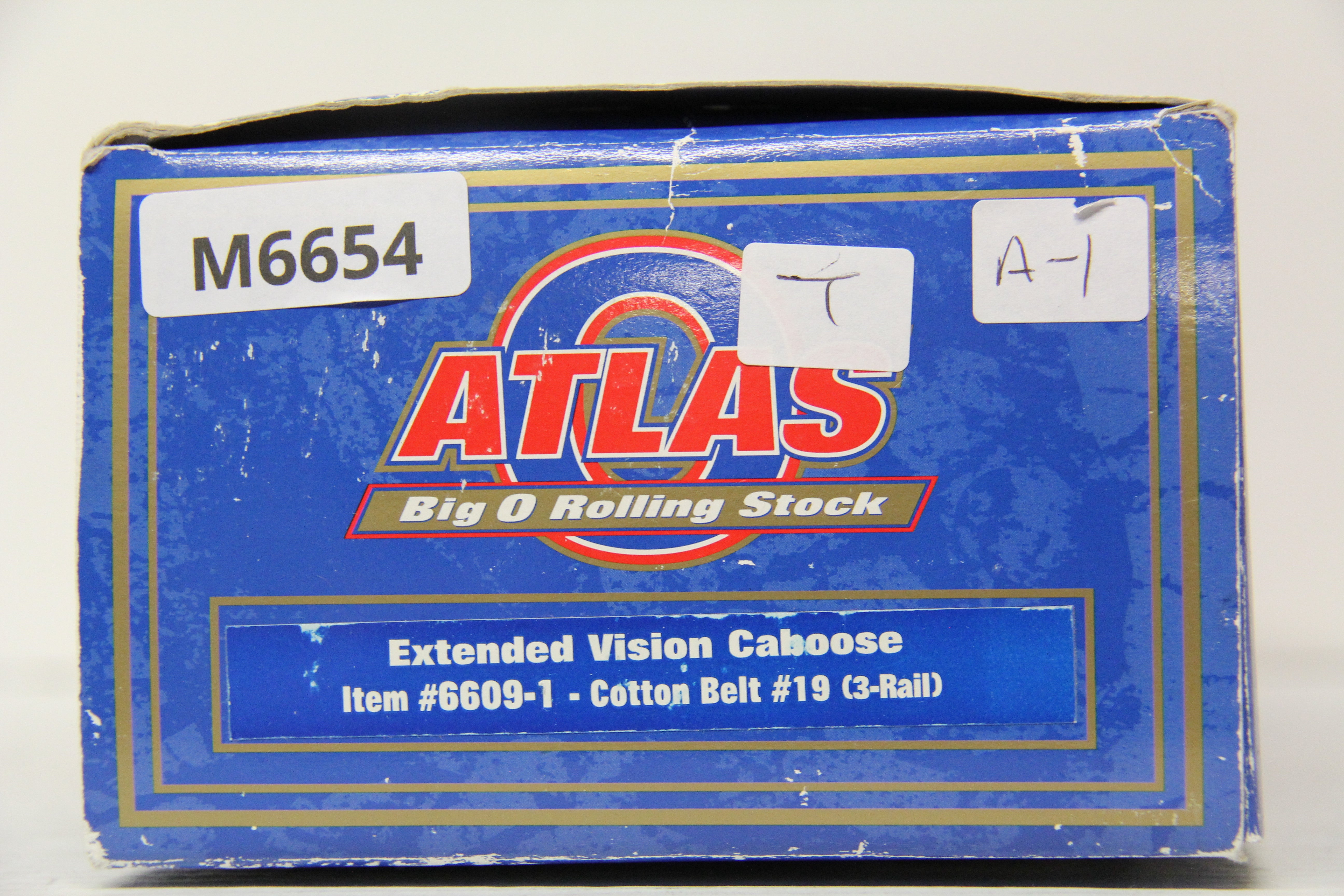 Atlas #6609-1 Cotton Belt #19 Extended Vision Caboose-Second hand-M6654