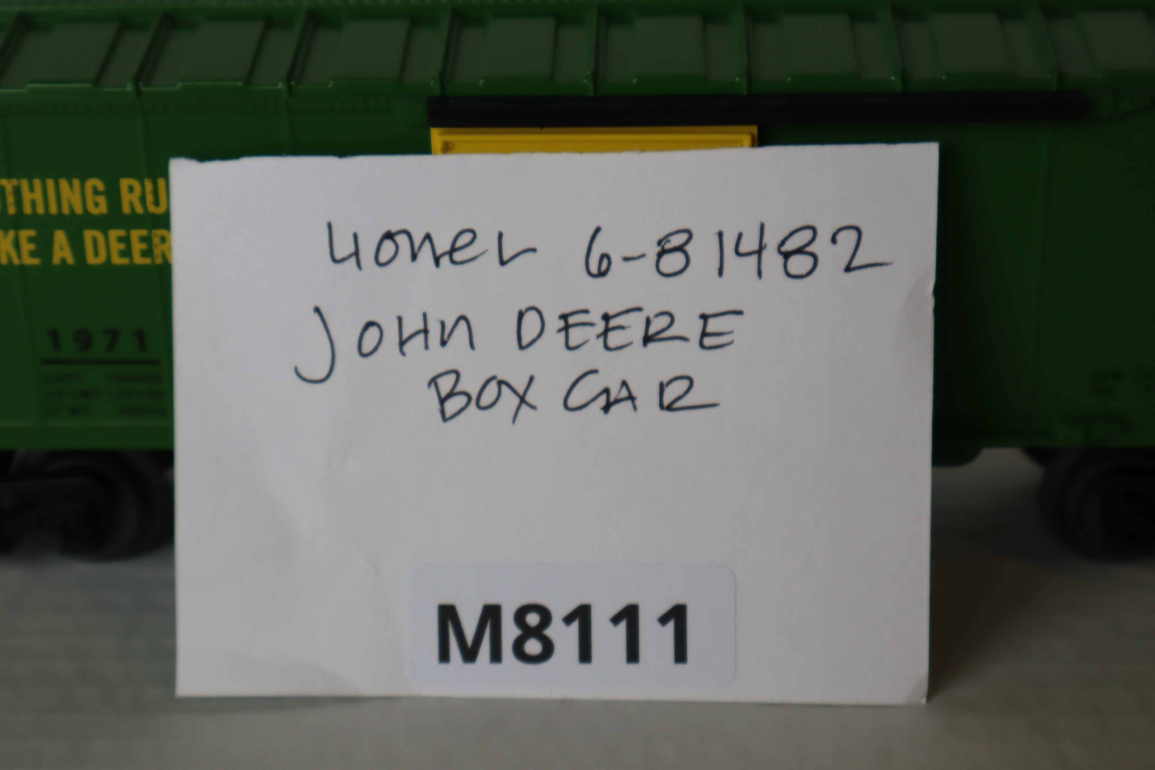 Lionel 6-81482 John Deere Boxcar-Second hand-M8111