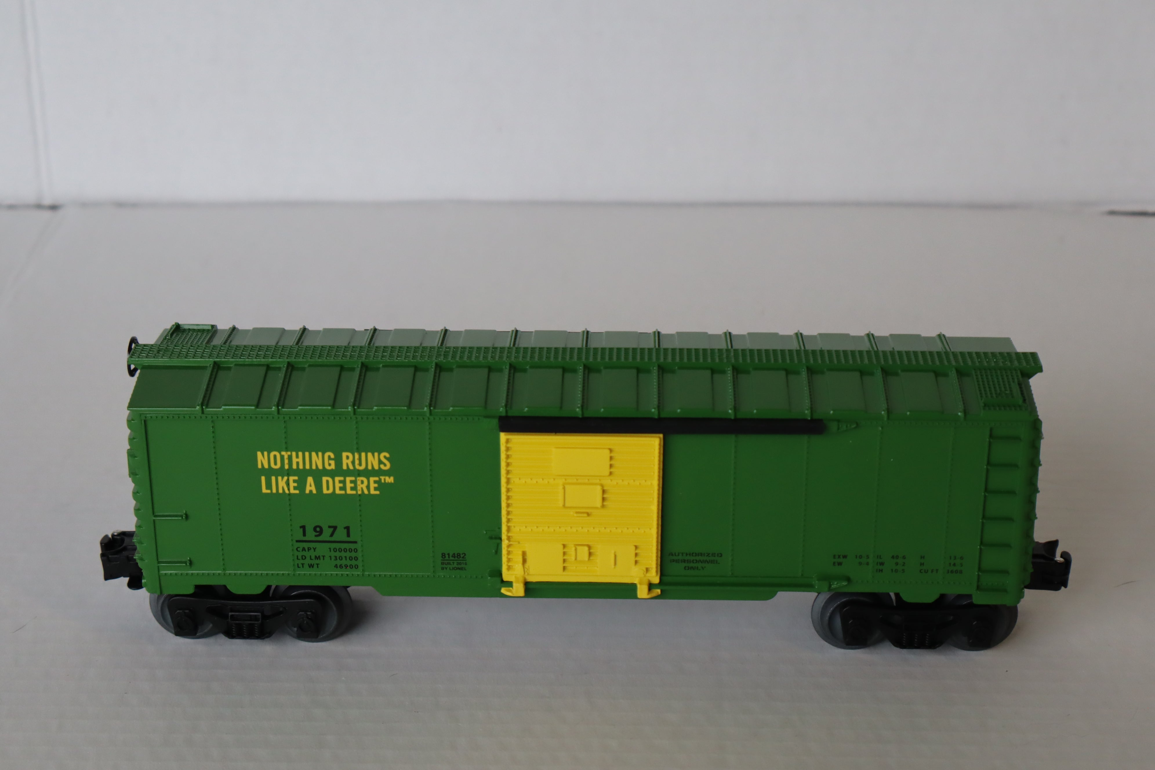 Lionel 6-81482 John Deere Boxcar-Second hand-M8111