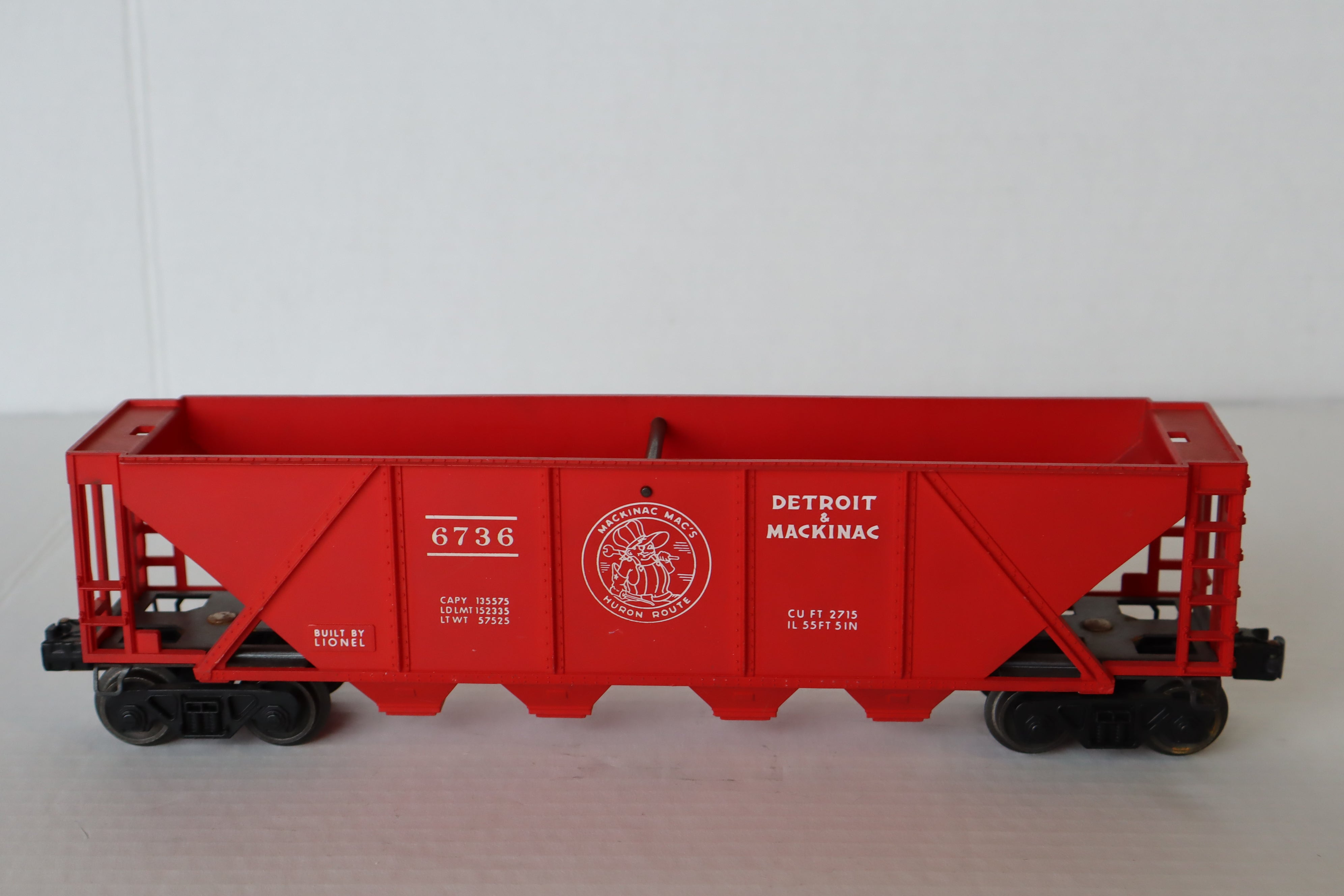 Lionel Detroit & Mackinac Quad Hopper #6736-Second hand-M8113
