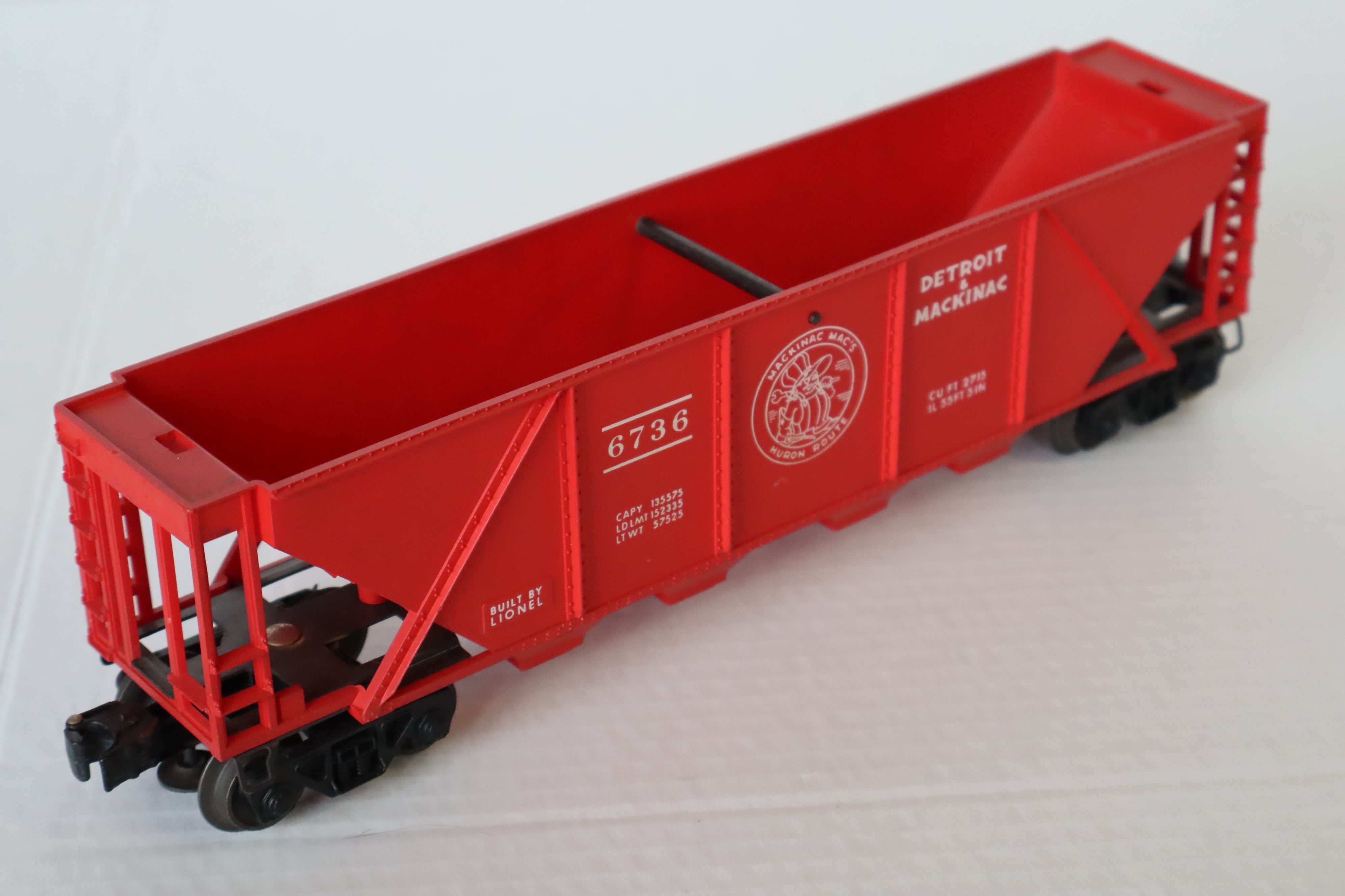 Lionel Detroit & Mackinac Quad Hopper #6736-Second hand-M8113
