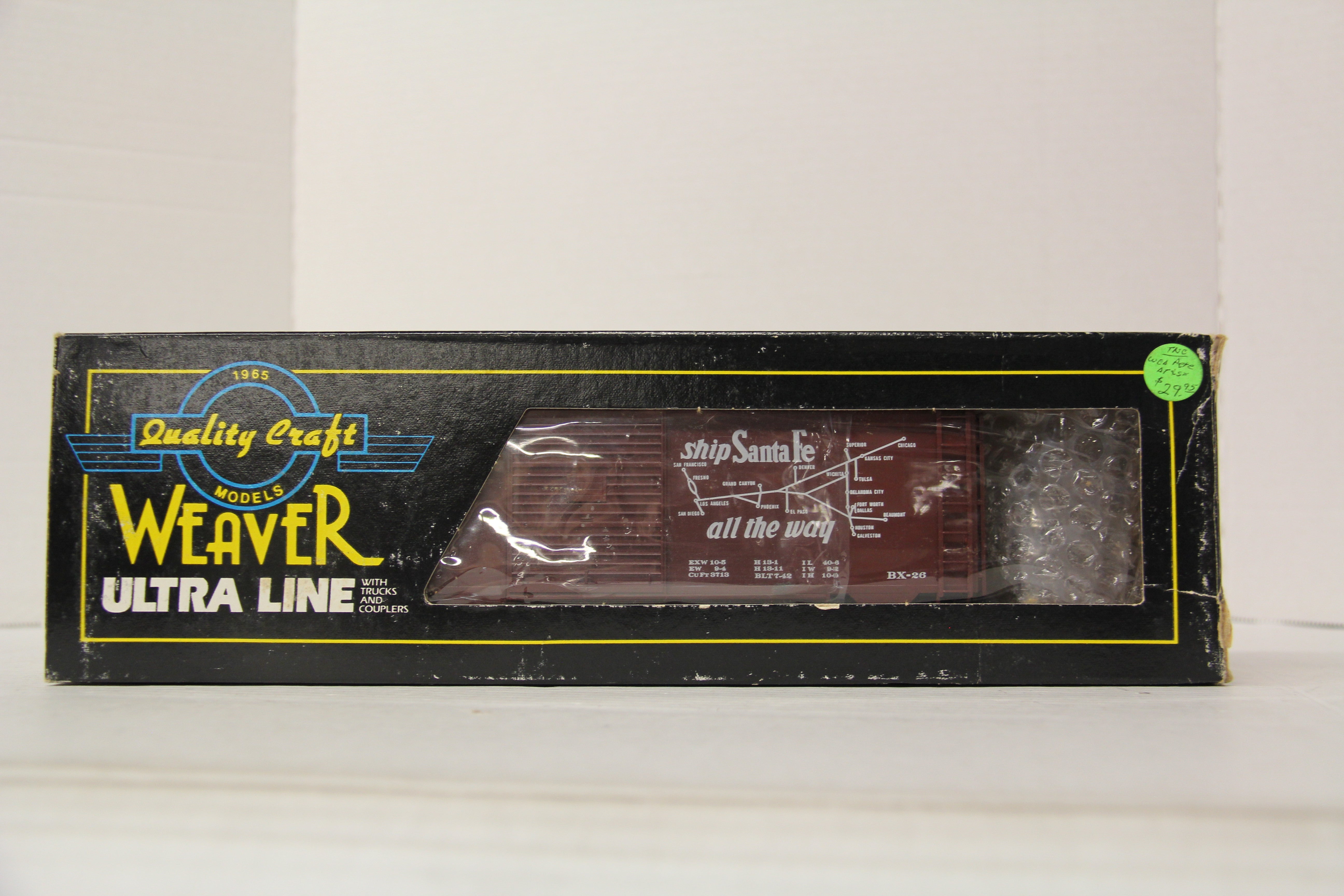 Weaver Santa Fe Superchief Boxcar #30084-Second hand-M6660