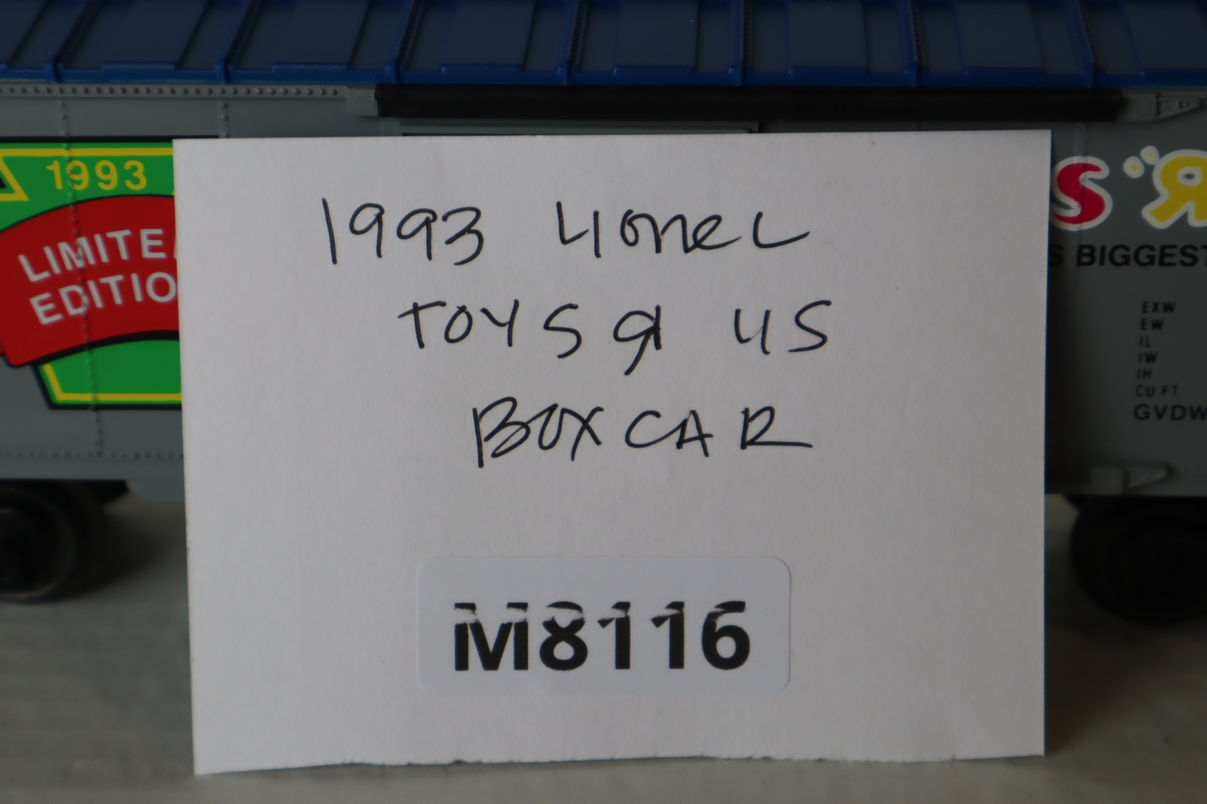 1993 Lionel Toys R Us Box Car-Second hand-M8116