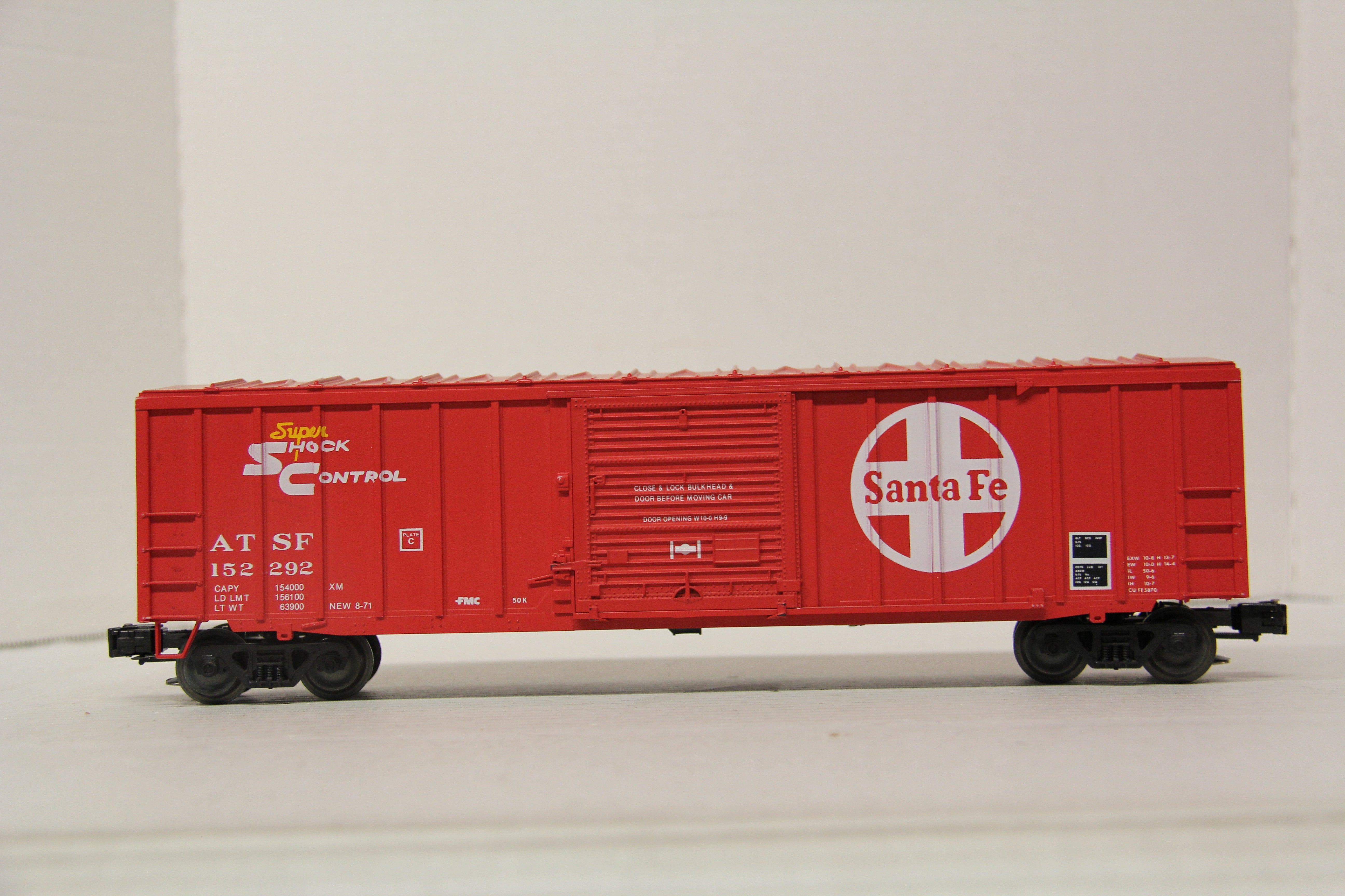 Weaver ATSF 50' Outside Braced Boxcar #2026-Second hand-M6661