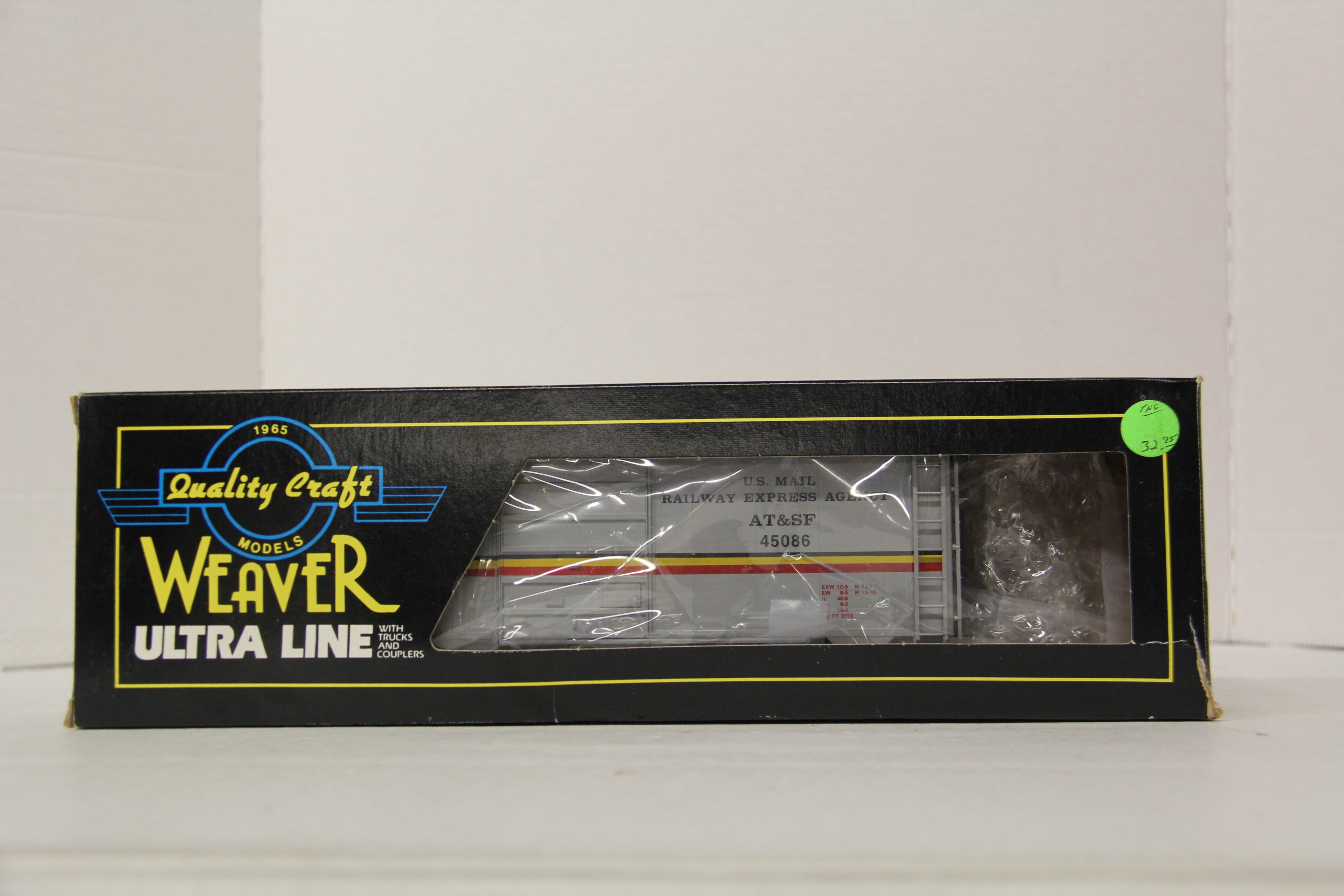 Weaver Santa Fe Us Mail Boxcar #45086-Second hand-M6662