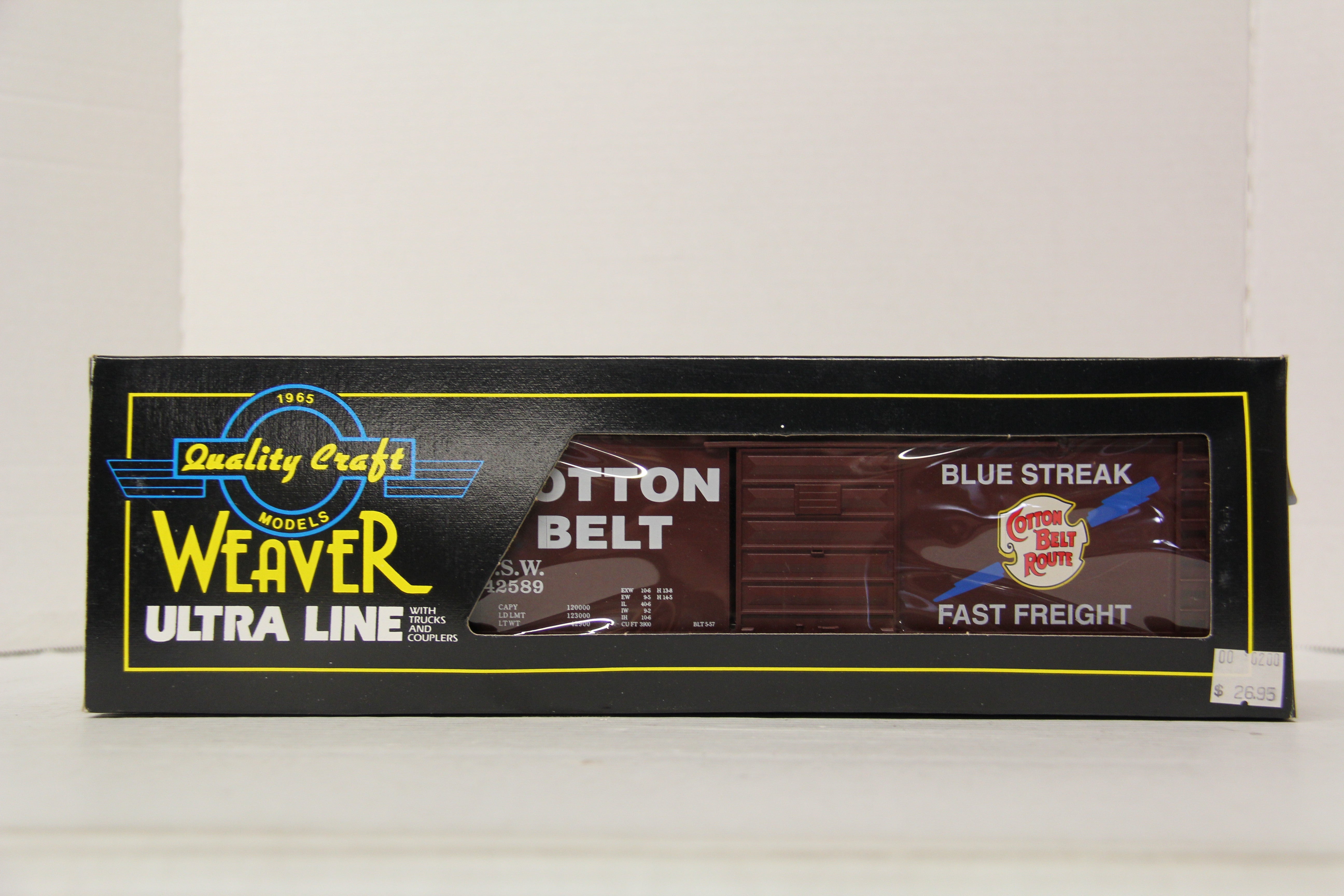 Weaver U2126 Cotton Belt PS-1 40' Boxcar #42589-Second hand-M6664