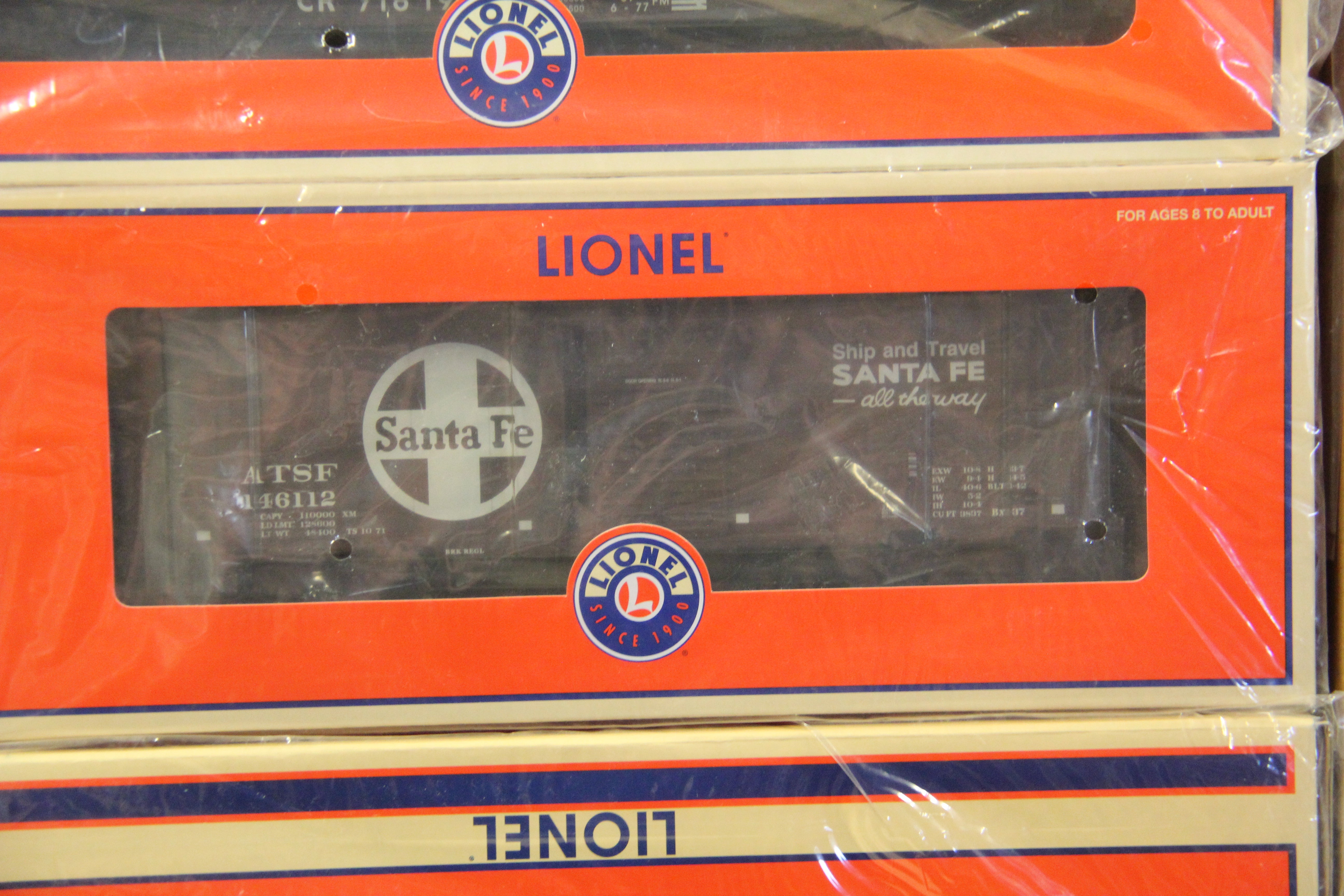 Lionel 6-31748 Santa Fe U28CG Freight Set-Second hand-M4853