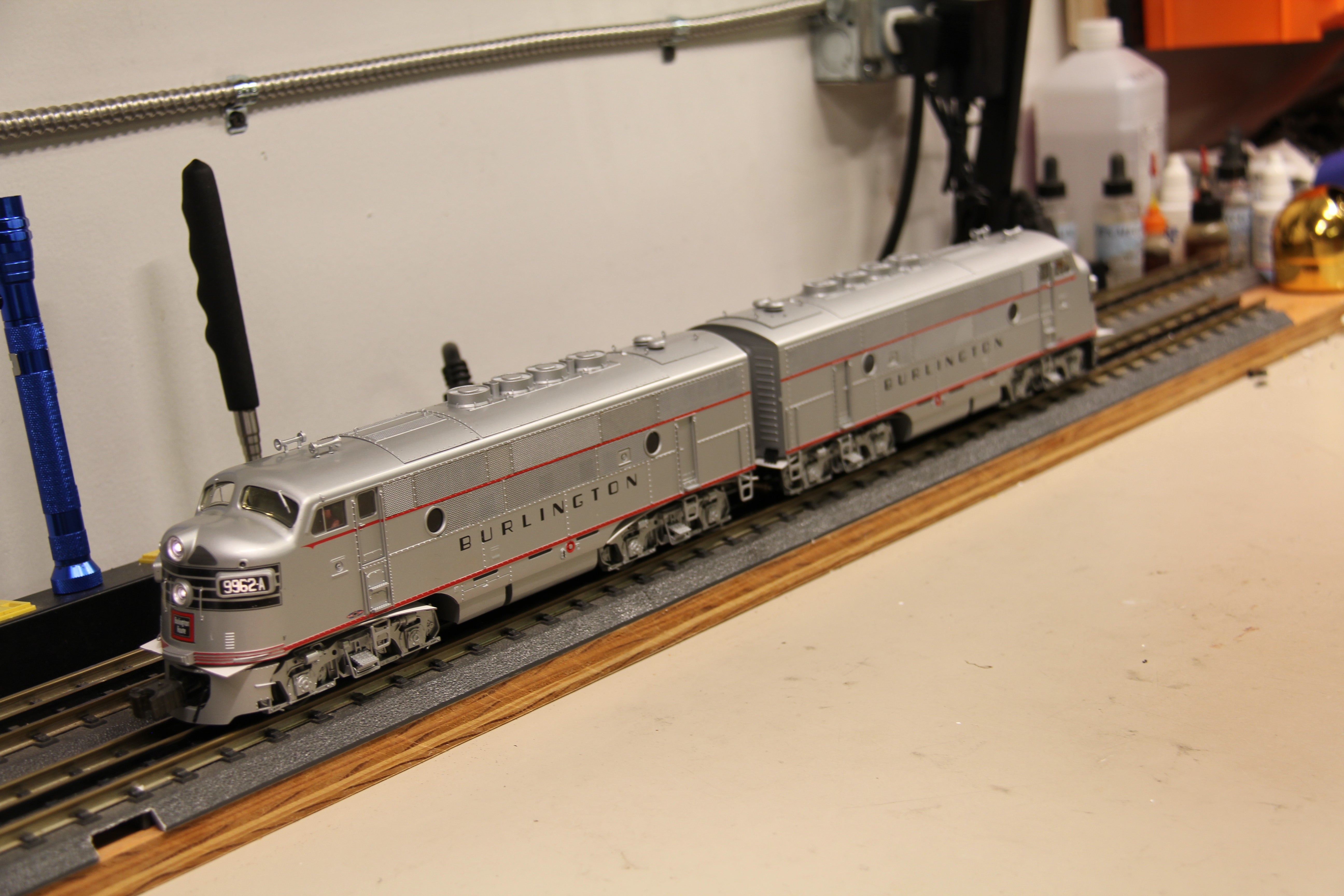 Lionel 6-38597 CB&Q F3 AA Locomotive Set-Second hand-M6500