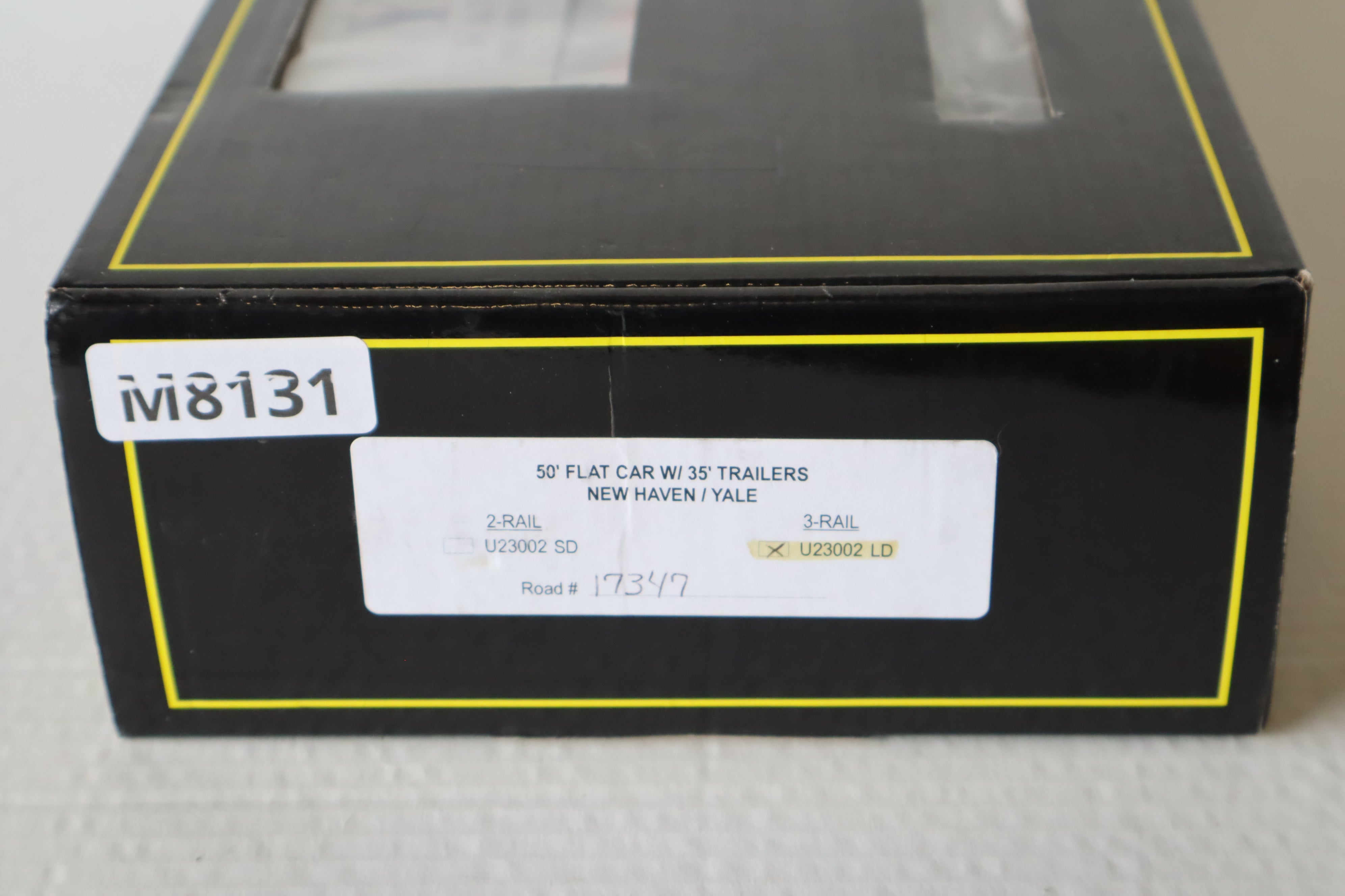 Weaver U23002LD New Haven / Yale 50' Flat Car w/  35' Trailers #17374-Second hand-M8131