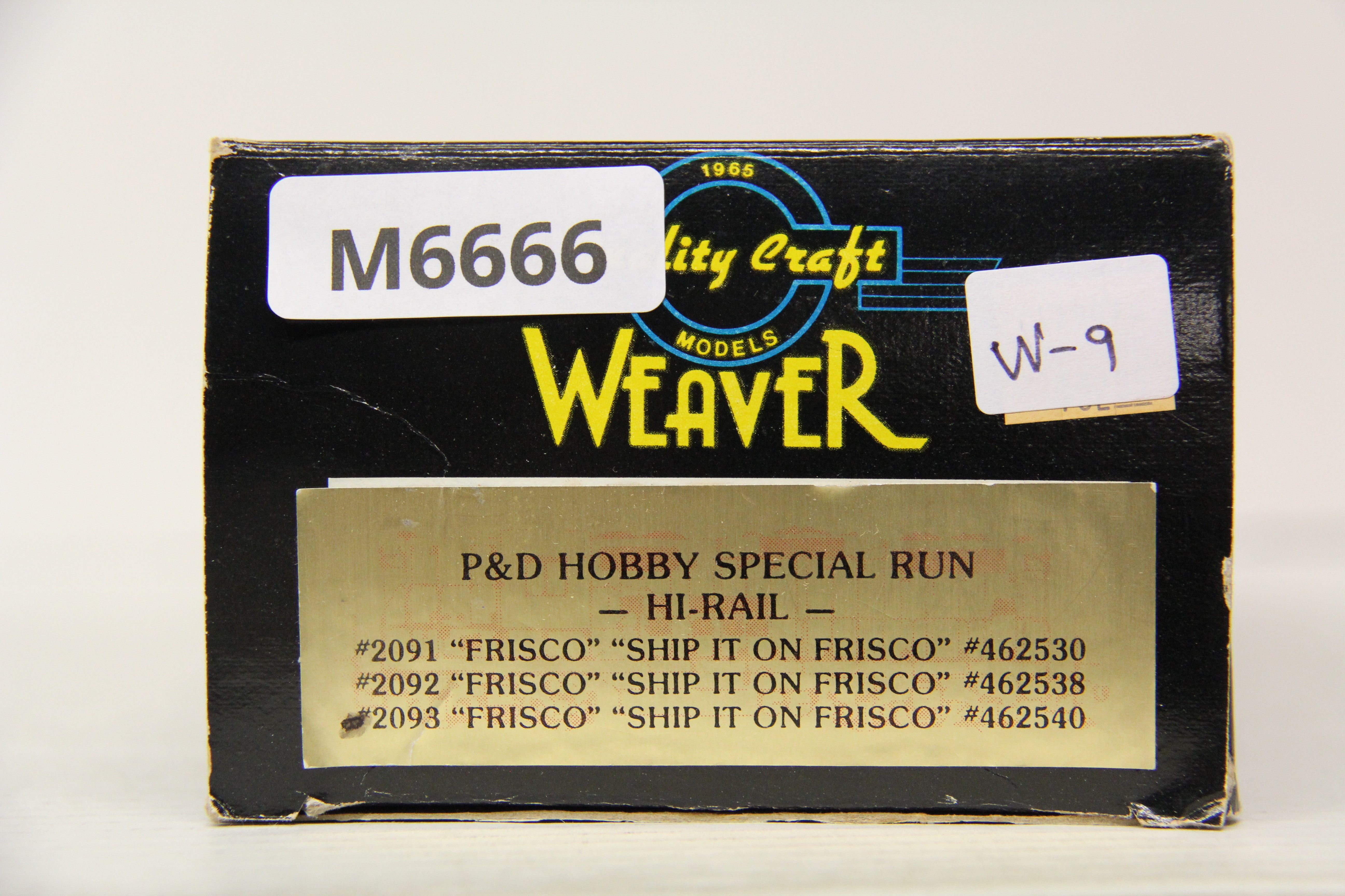 Weaver 2093 P&D Hobby Special Run 2093 "Frisco" "Ship it on Frisco" #46250-Second hand-M6666