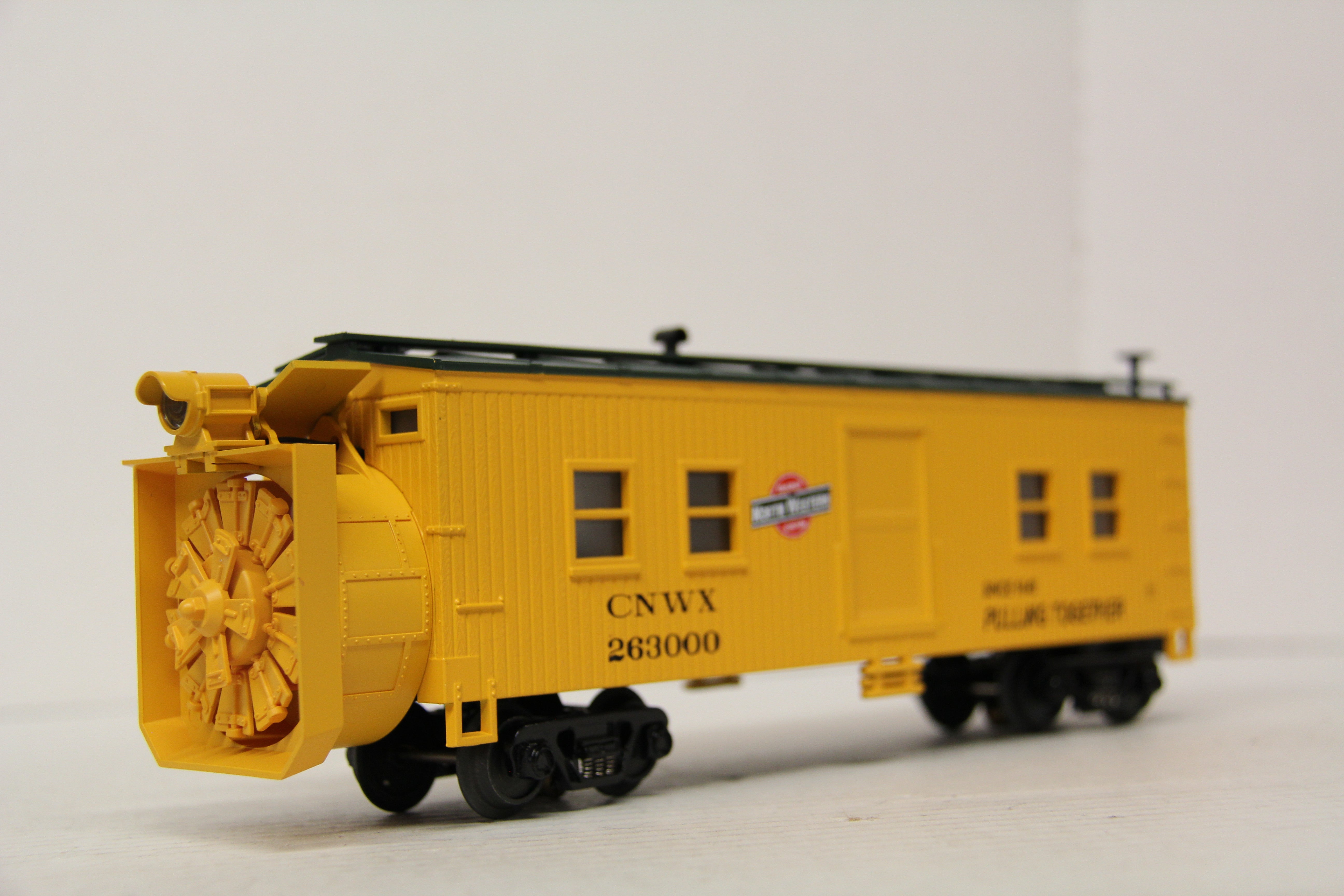 Rail King 30-7921 Chicago Northwestern Rotary Snow Plow-Second hand-M6669