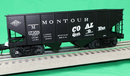 Atlas O 3005829 - Master - 55-Ton Coal Hopper “Montour” #17358 (Coal Goes to War)