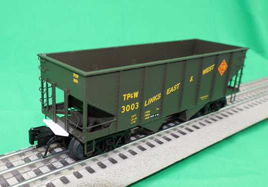 Atlas O 3005828 - Master - 55-Ton Coal Hopper “Toledo, Peoria & Western” - MrMuffin'sTrains