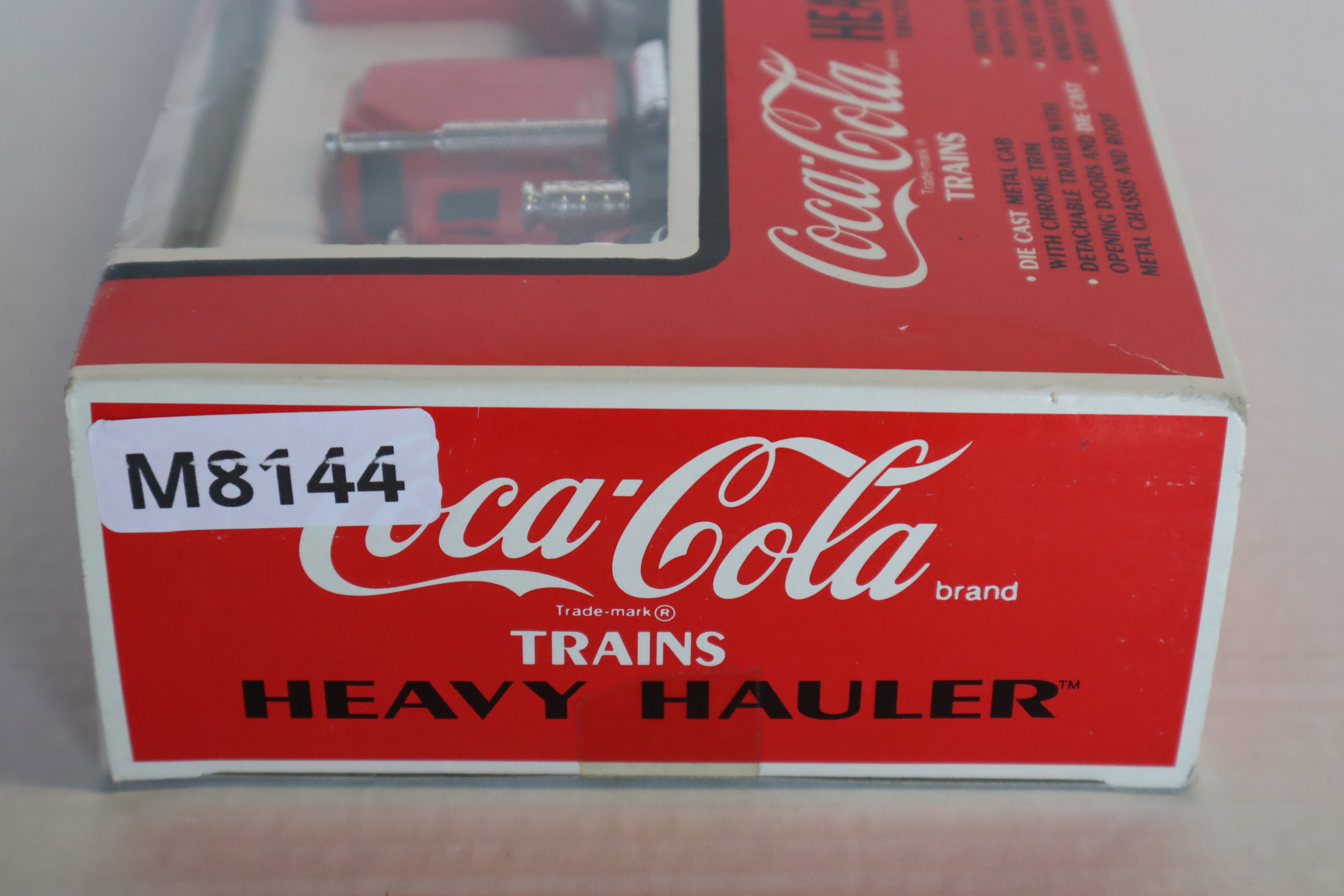 K Line Coca Cola Heavy Hauler Tractor Trailer Flat Car Diecast Set-Second hand-M8144