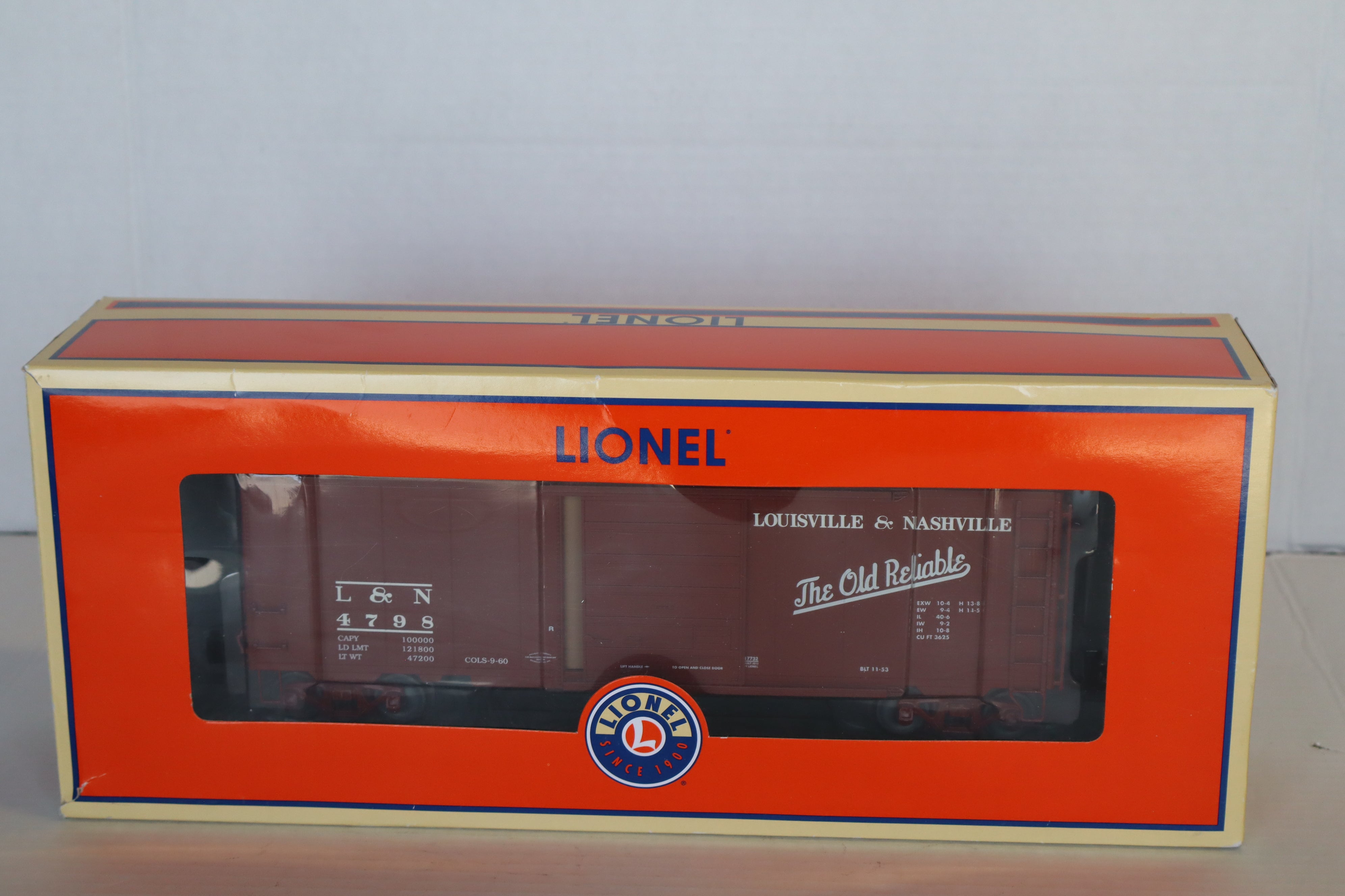 Lionel 6-17732 Louisville & Nashville PS-1 Boxcar-Second hand-M8147