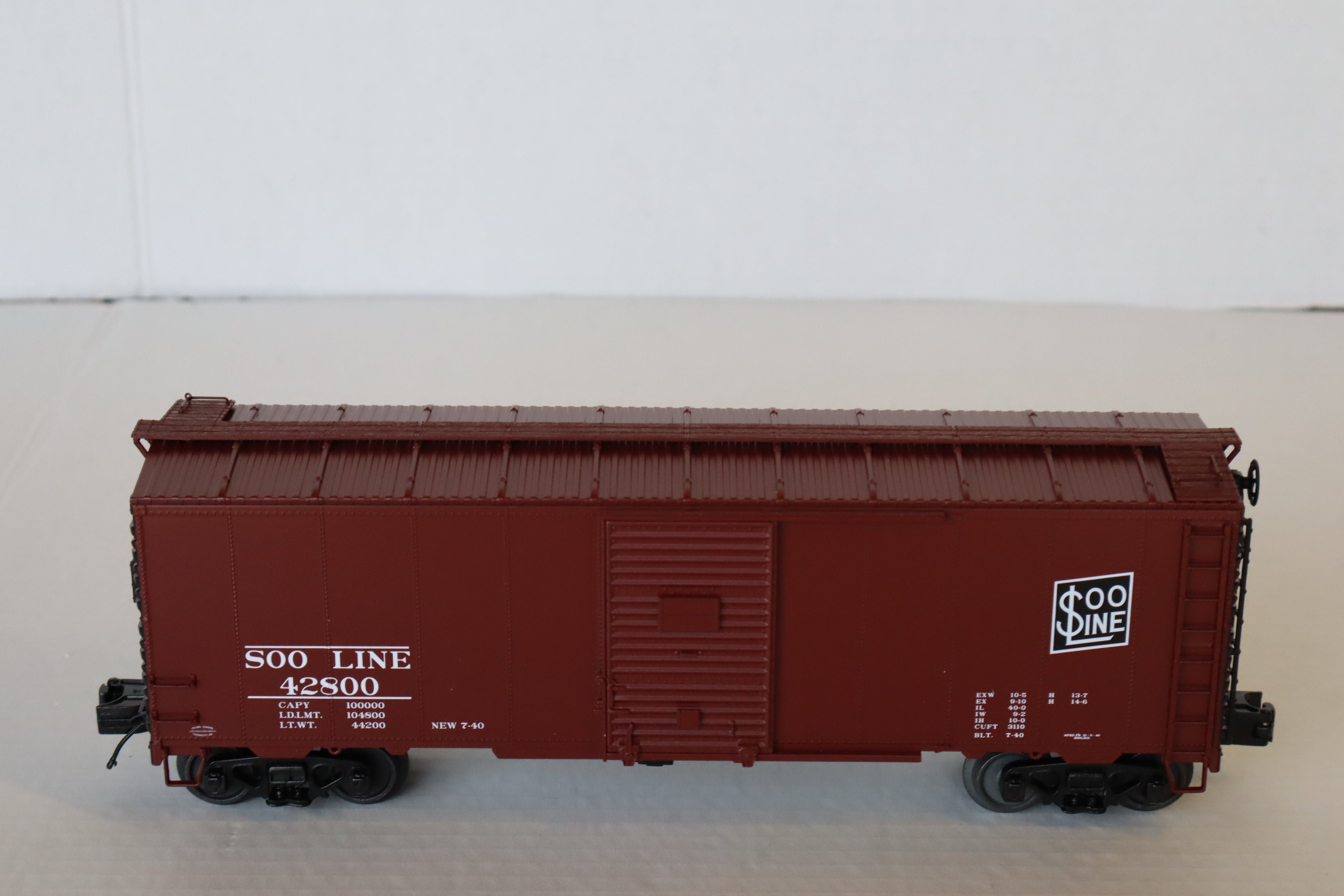 MTH 20-93952 SOO Line #42800 40'AAR Box Car-Second hand-M8151
