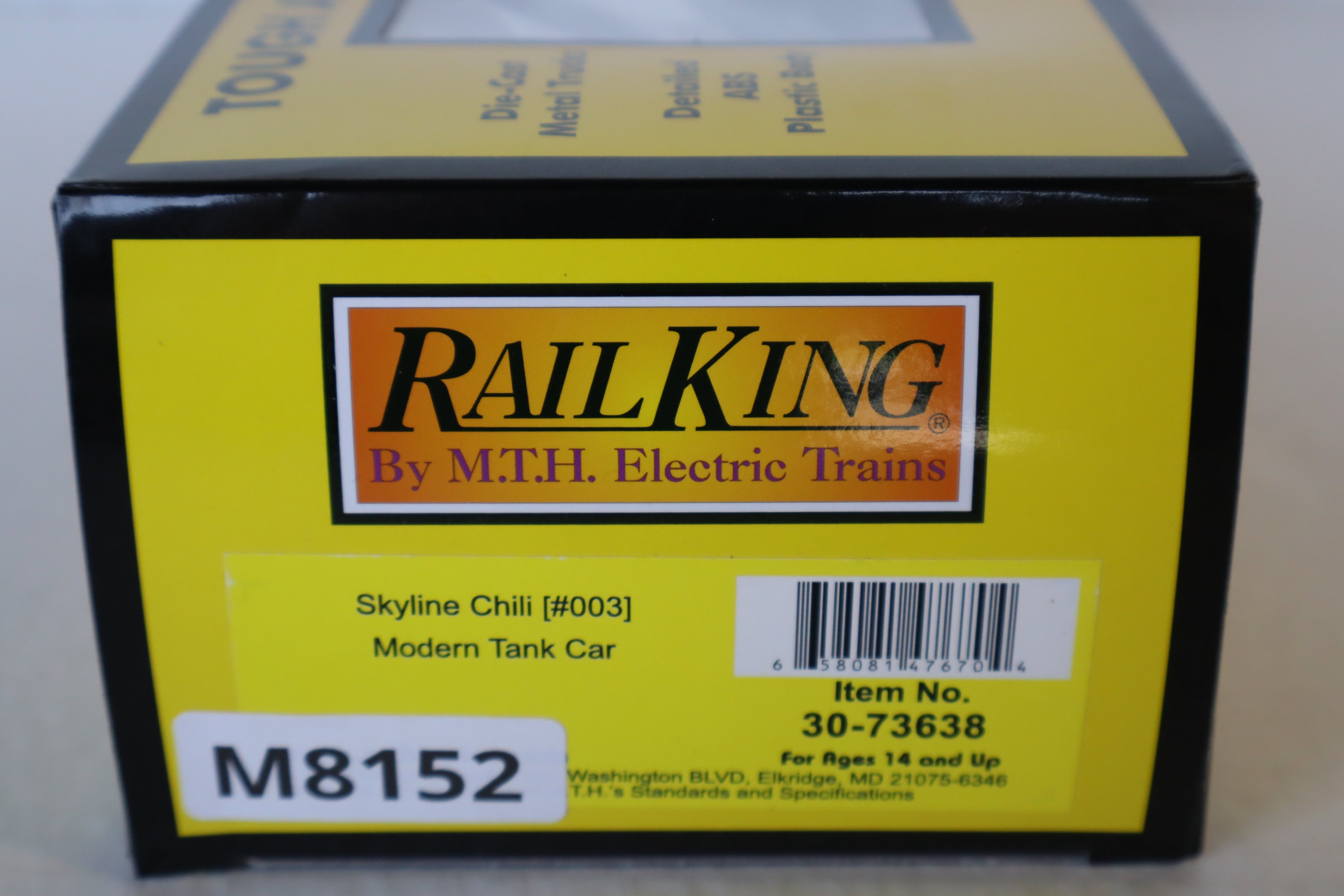 Rail King 30-73638 Skyline Chili #003 Modern Tank Car-Second hand-M8152
