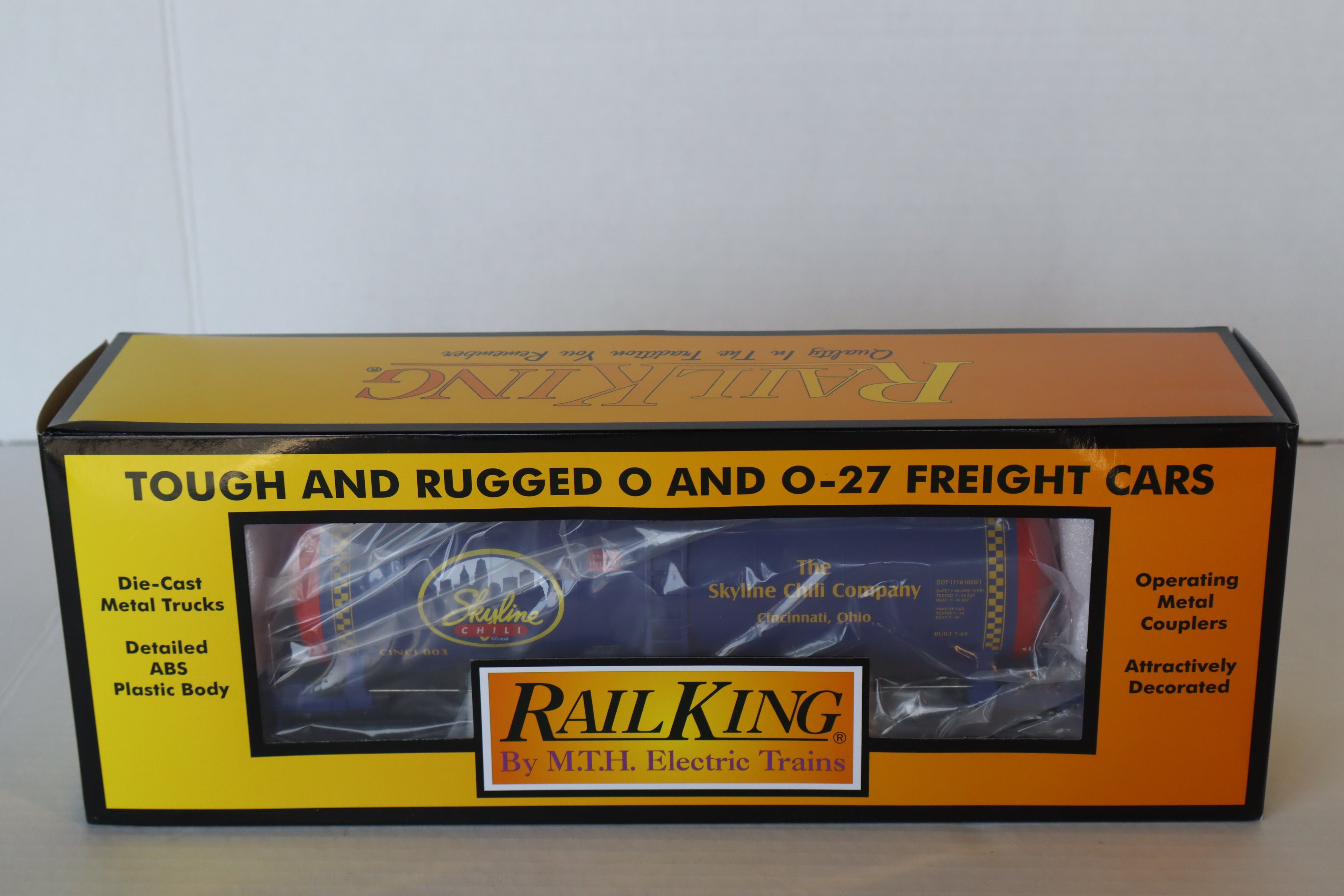 Rail King 30-73638 Skyline Chili #003 Modern Tank Car-Second hand-M8152