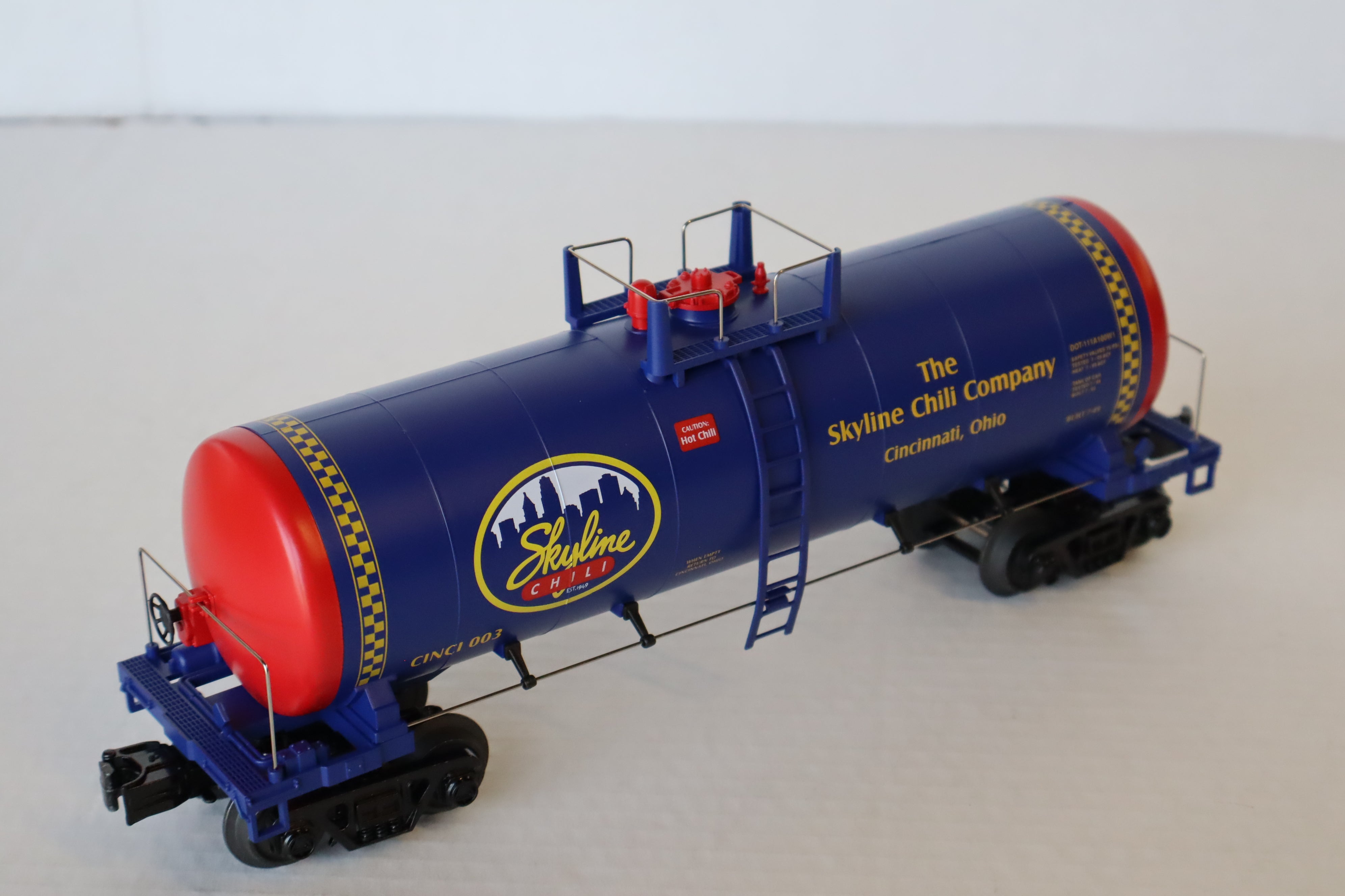 Rail King 30-73638 Skyline Chili #003 Modern Tank Car-Second hand-M8152