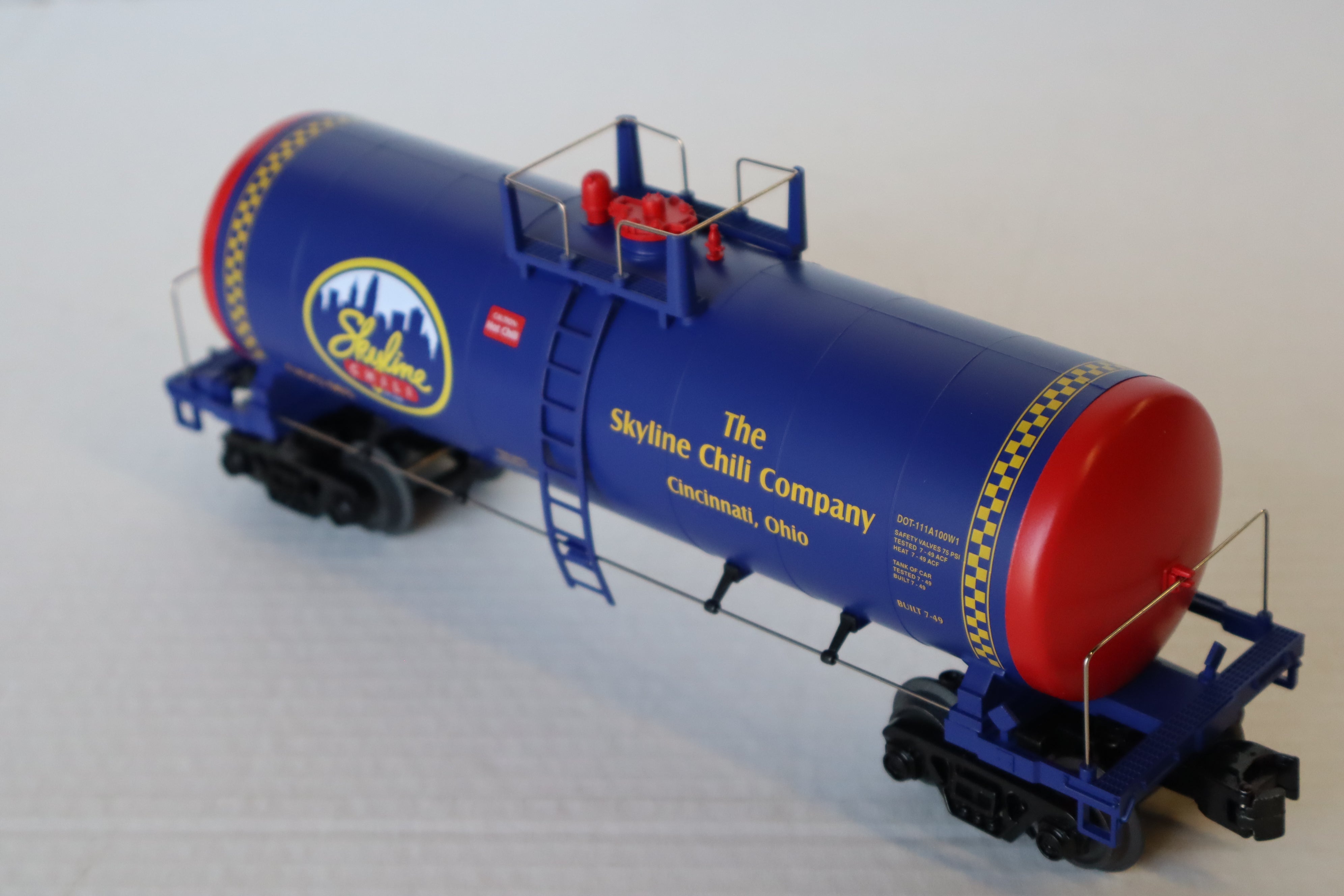 Rail King 30-73638 Skyline Chili #003 Modern Tank Car-Second hand-M8152