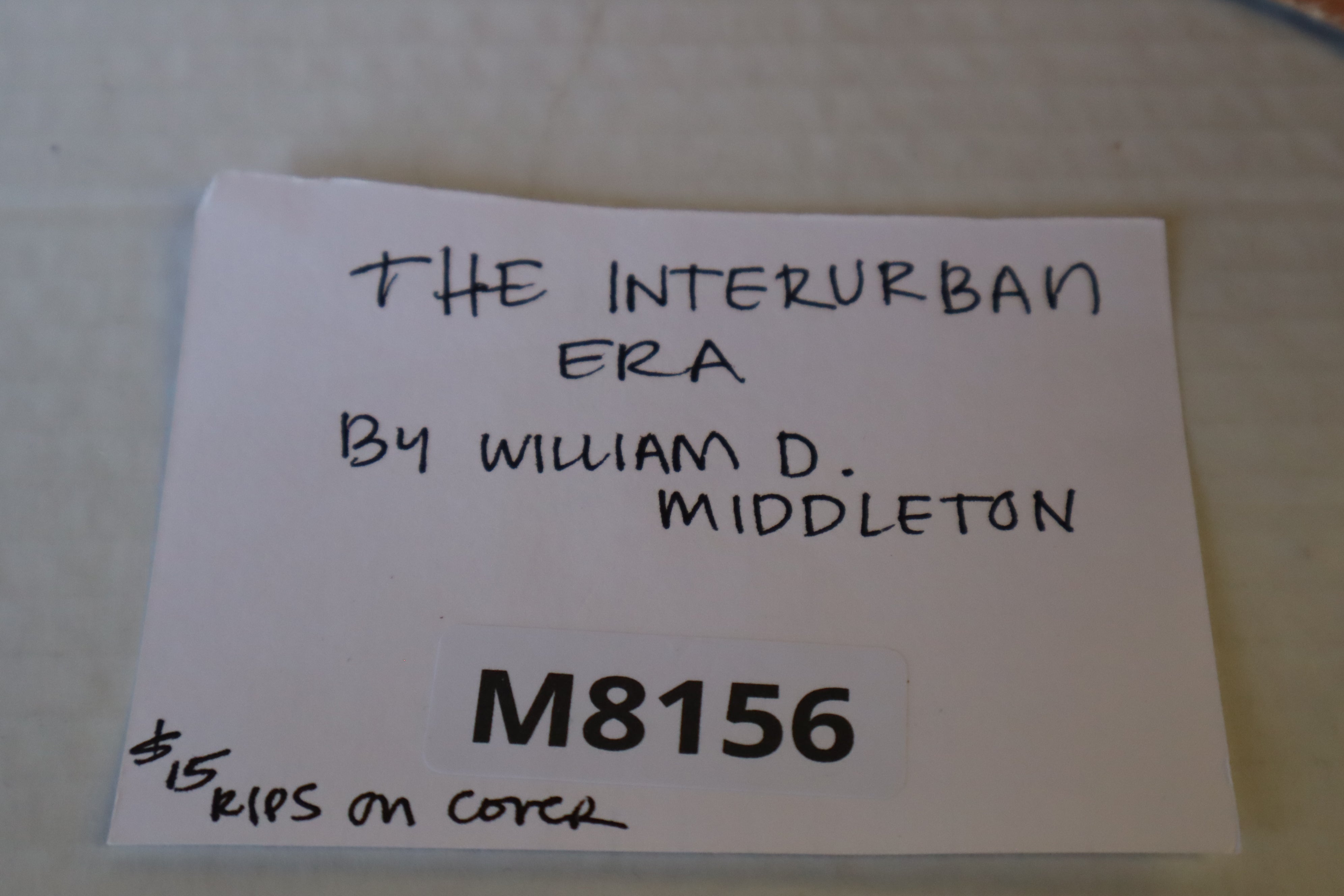 The Interurban Era by William D. Middleton-Hardcover-Second hand-M8156