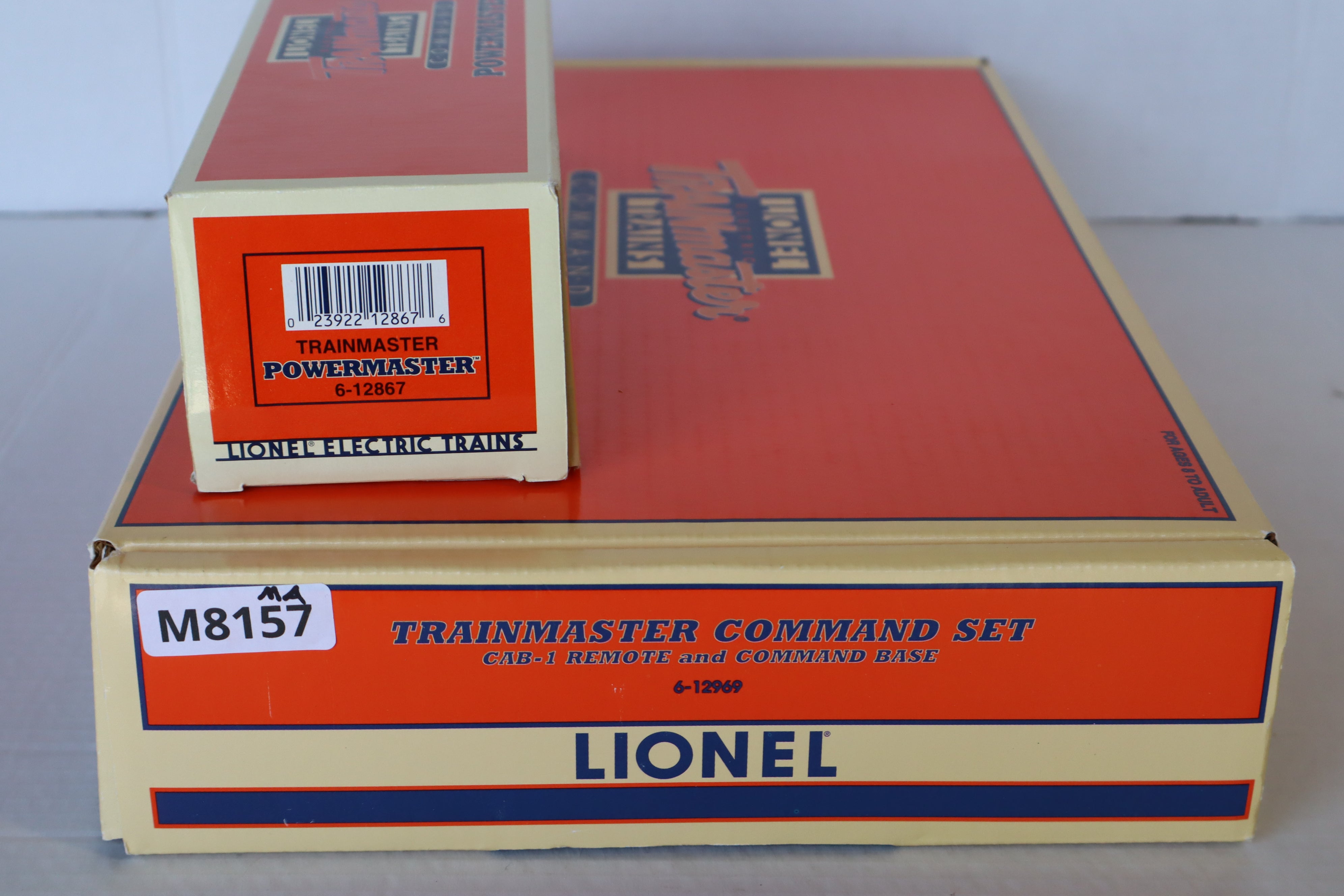 Lionel 6-12969 TrainMaster Command Set & 6-12867 TrainMaster Powermaster-Second hand-M8157