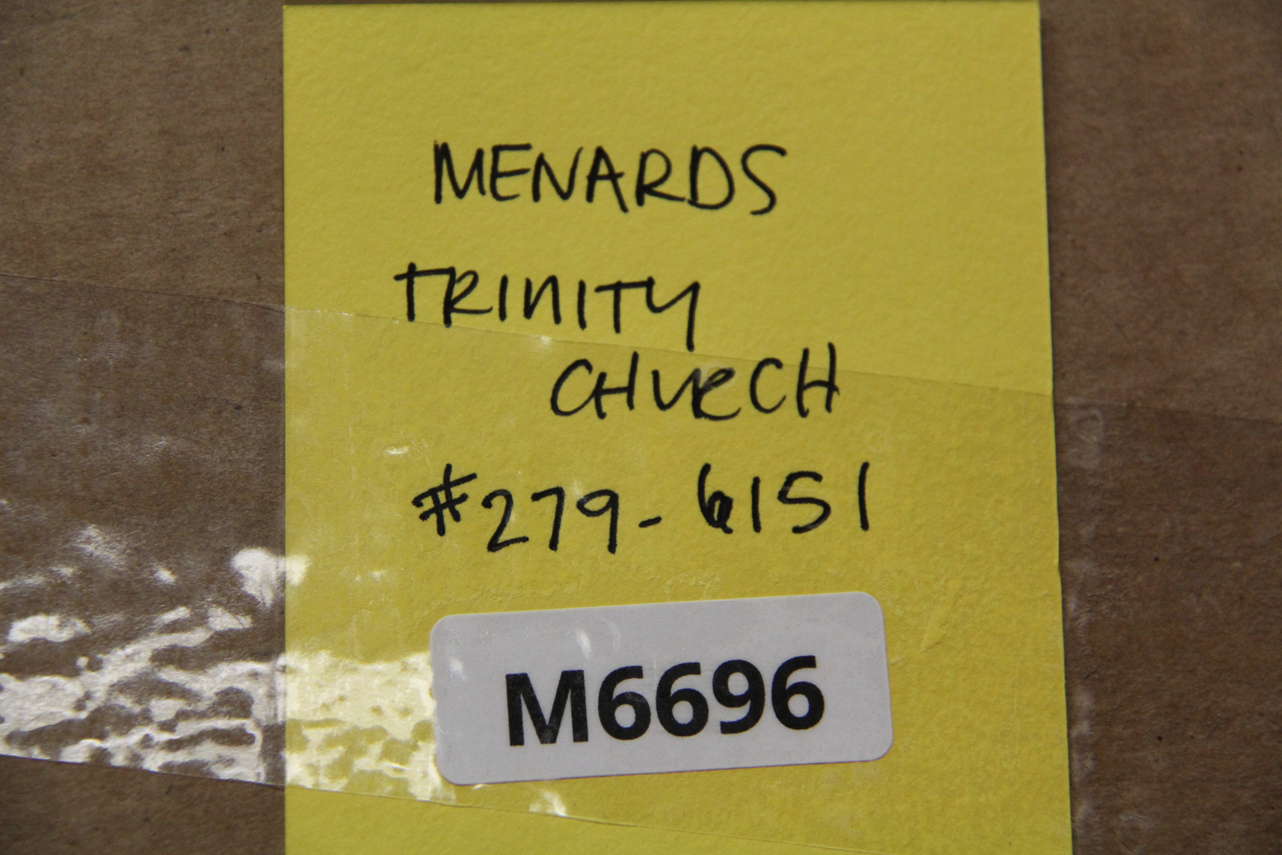 Menards #279-6151 Trinity Church-Second hand-M6696