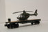 Menards US Army Helicopter Flat Car #1328-Second hand-M6698