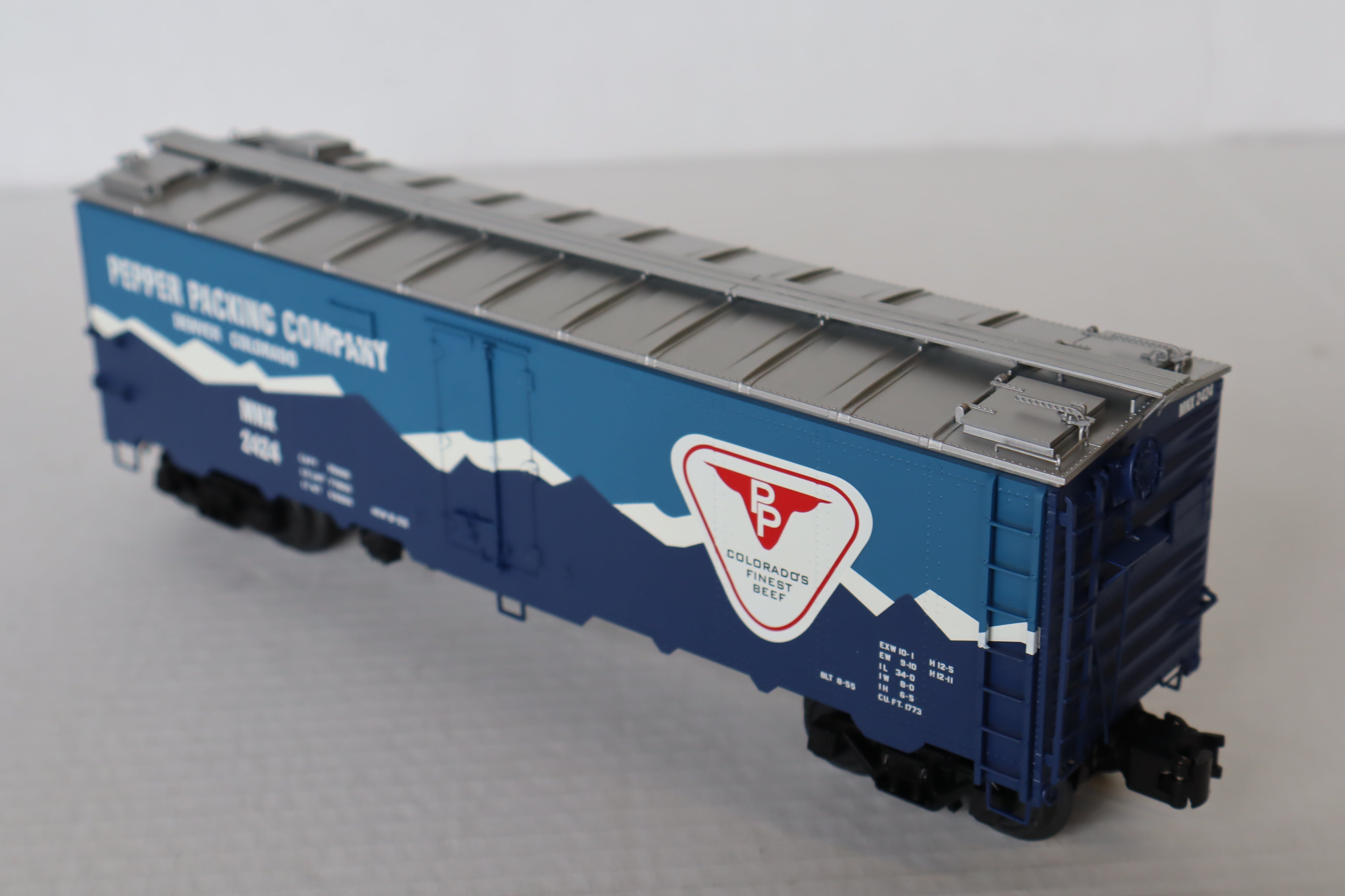 Atlas #3003912-4 Pepper Packing Company 40' Steel Reefer #2424-Second hand-M8162