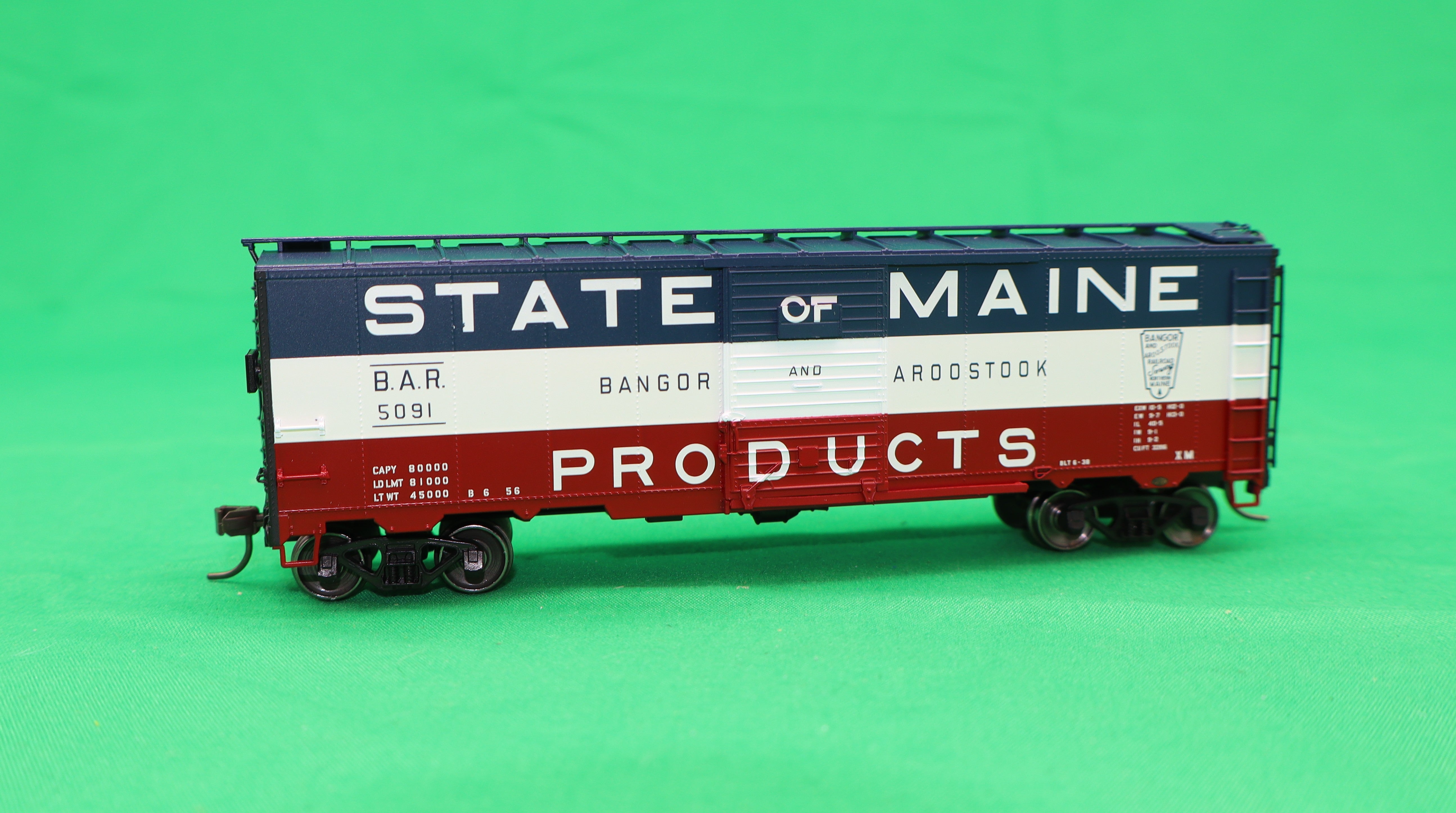 Atlas HO 20 007 760 - Master - 1932 ARA Box Car "Bangor & Aroostook" #5091