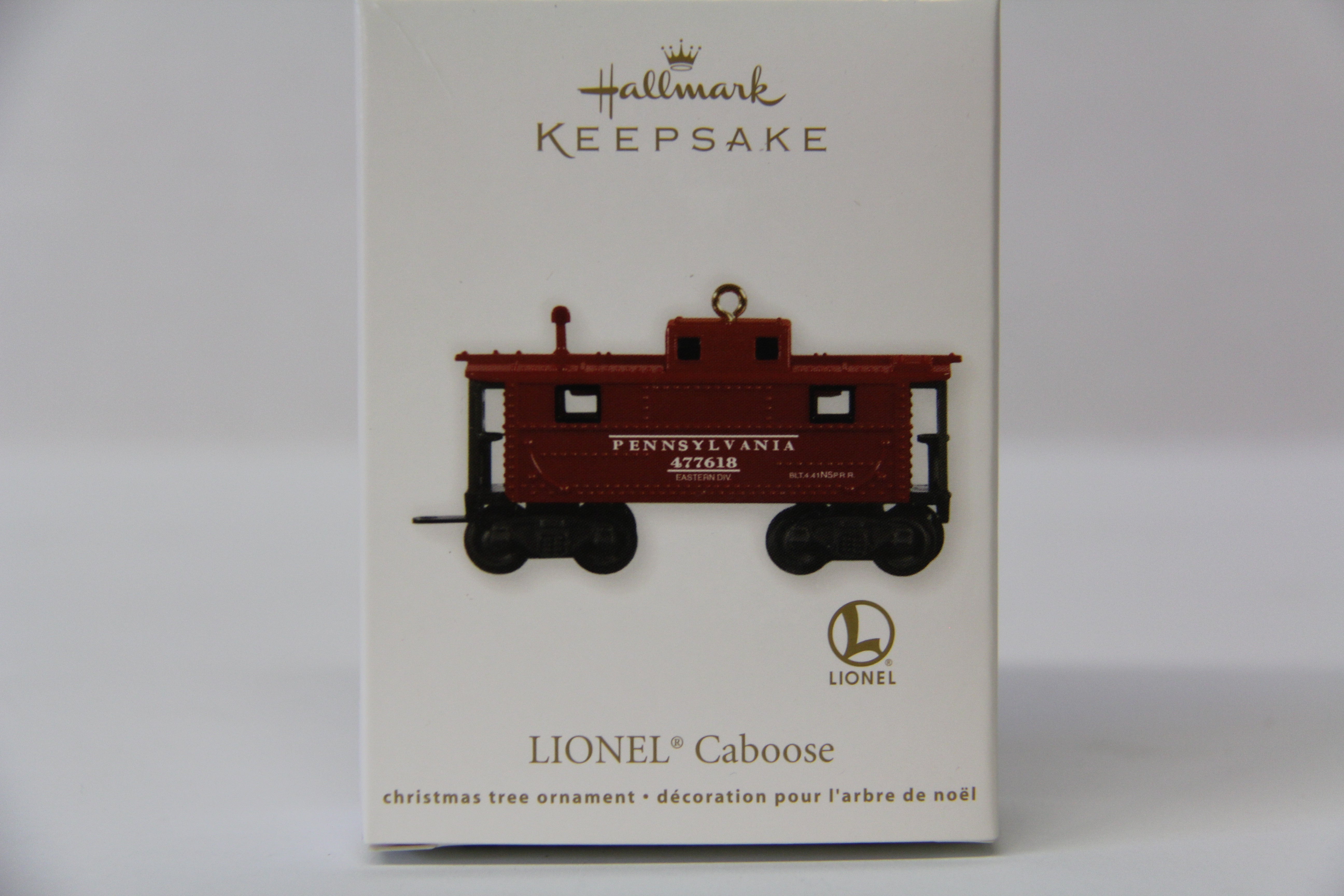 Lionel Hallmark Ornament 2011 Lionel Caboose-Second hand-M4917