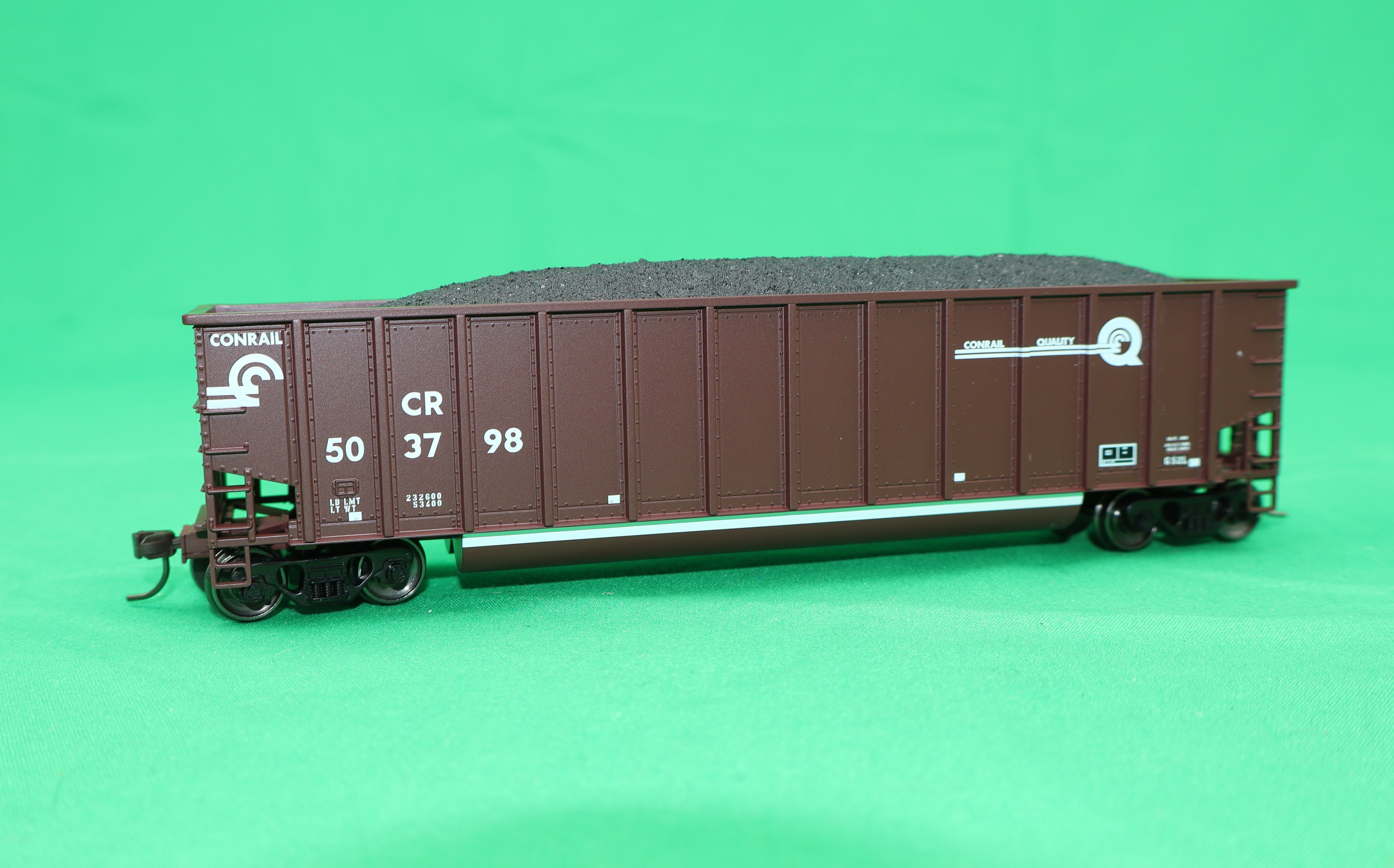 Atlas HO 20 007 712 - Trainman - Aluminum Coal Gondola Car "Conrail" #503798