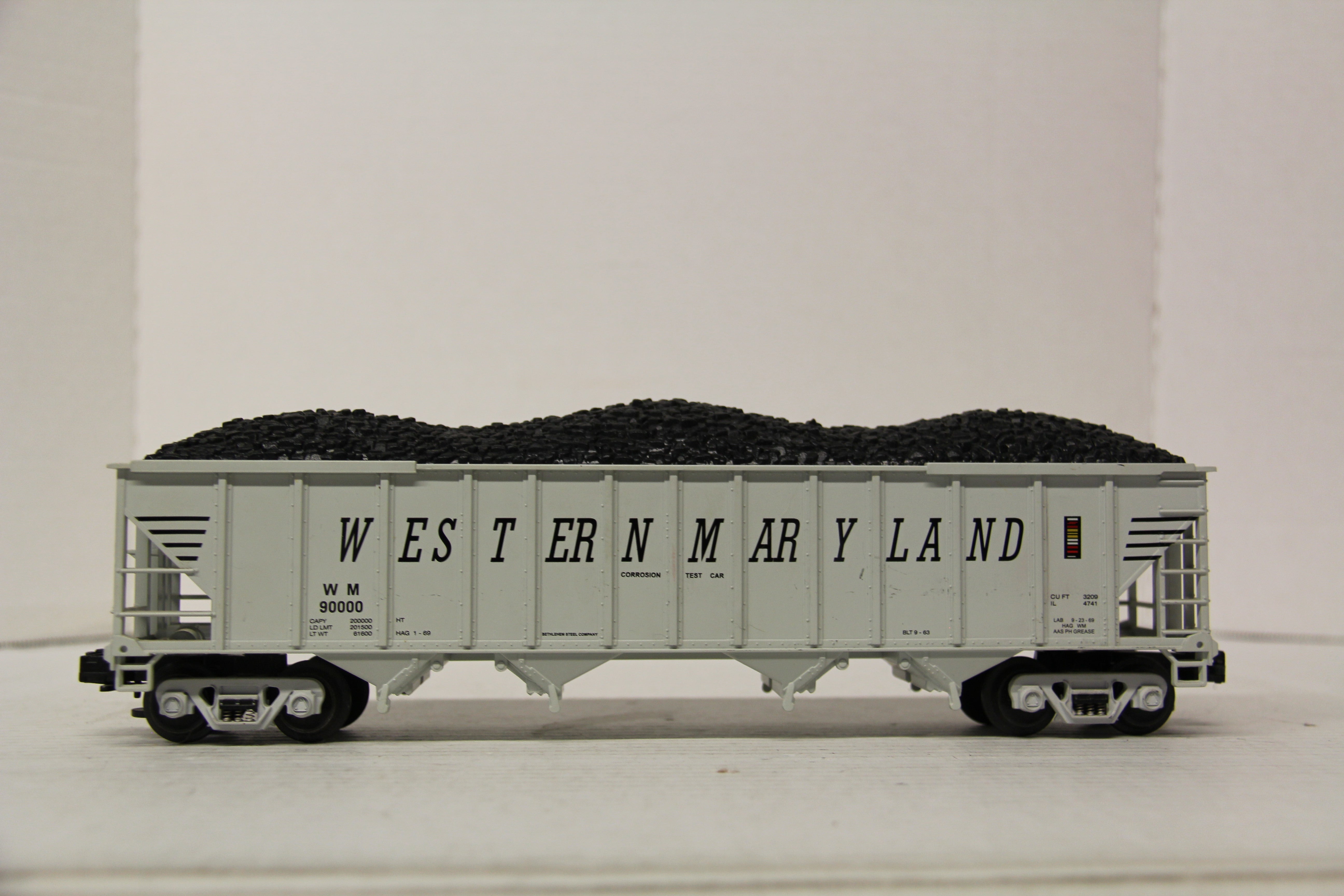 MTH 20-97402 Western Maryland 4 Bay Hopper-Second hand-M6711
