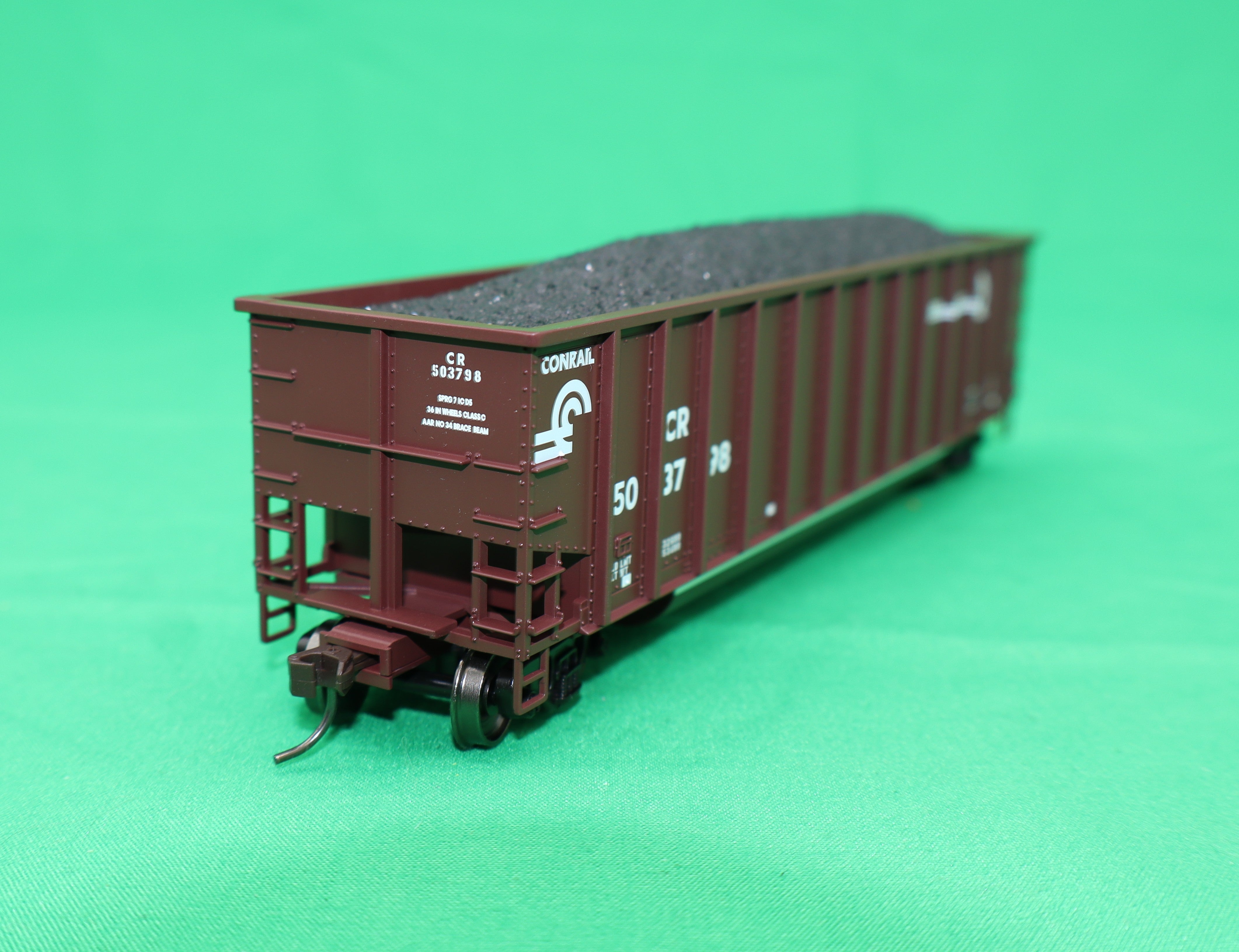 Atlas HO 20 007 712 - Trainman - Aluminum Coal Gondola Car "Conrail" #503798