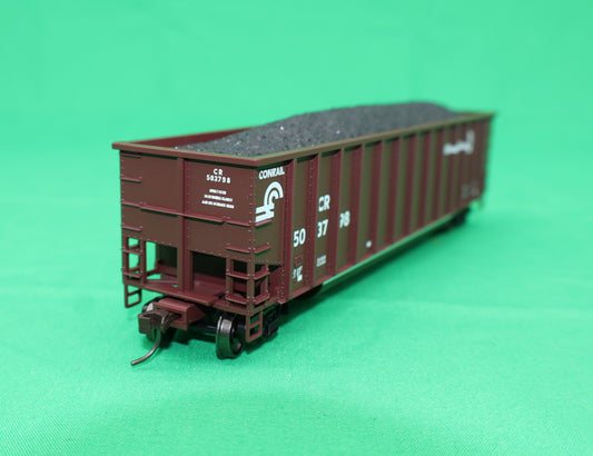 Atlas HO 20 007 712 - Trainman - Aluminum Coal Gondola Car "Conrail" #503798
