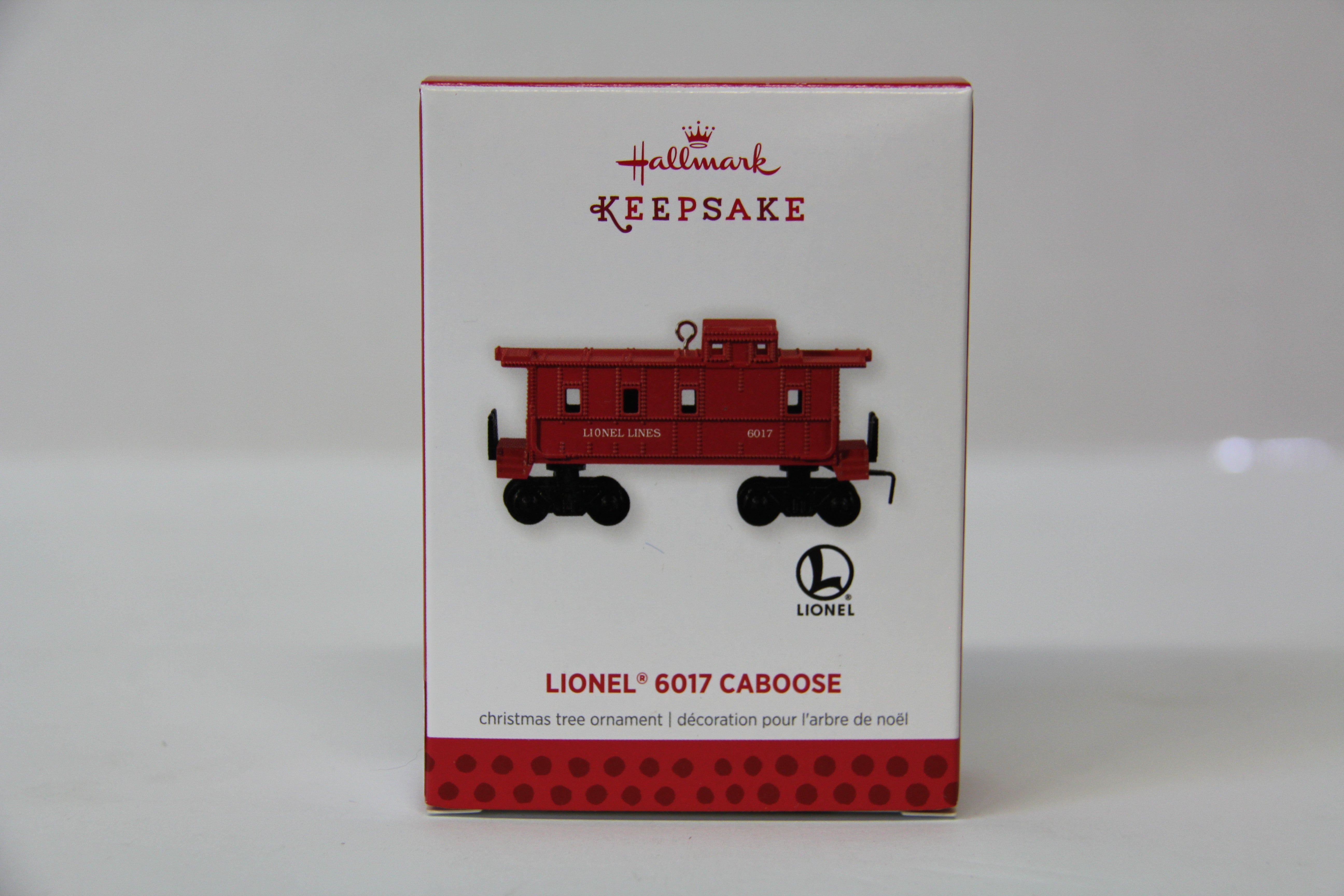 Lionel Hallmark Ornament 2013 Lionel 6017 Caboose-Second hand-M4923