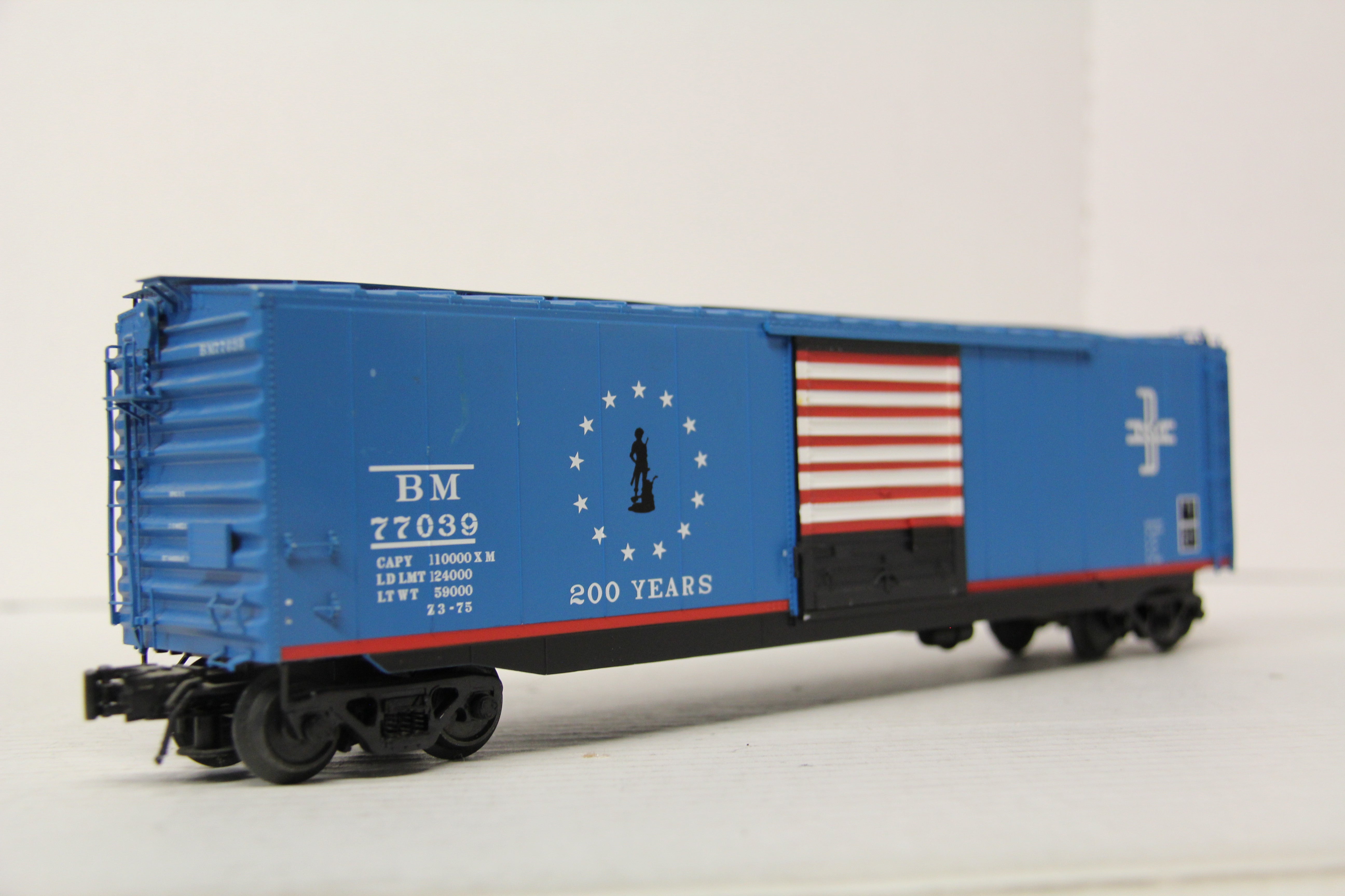Atlas Boston Maine 50' Single Door Boxcar Bi-Centennial #77039-Second hand-M6712