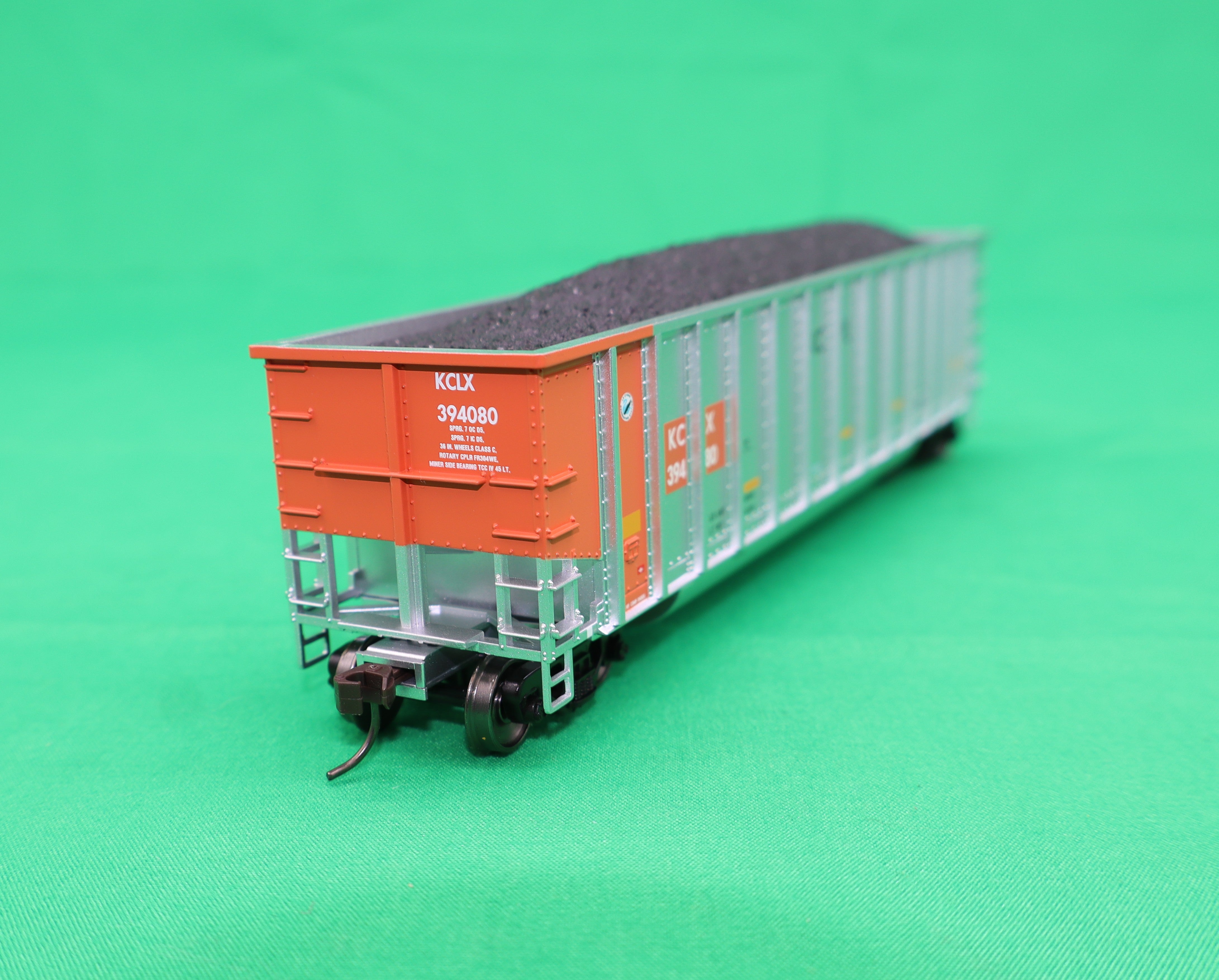 Atlas HO 20 007 720 - Trainman - Aluminum Coal Gondola Car "Kansas City Power & Light" #394080 (KCLX)