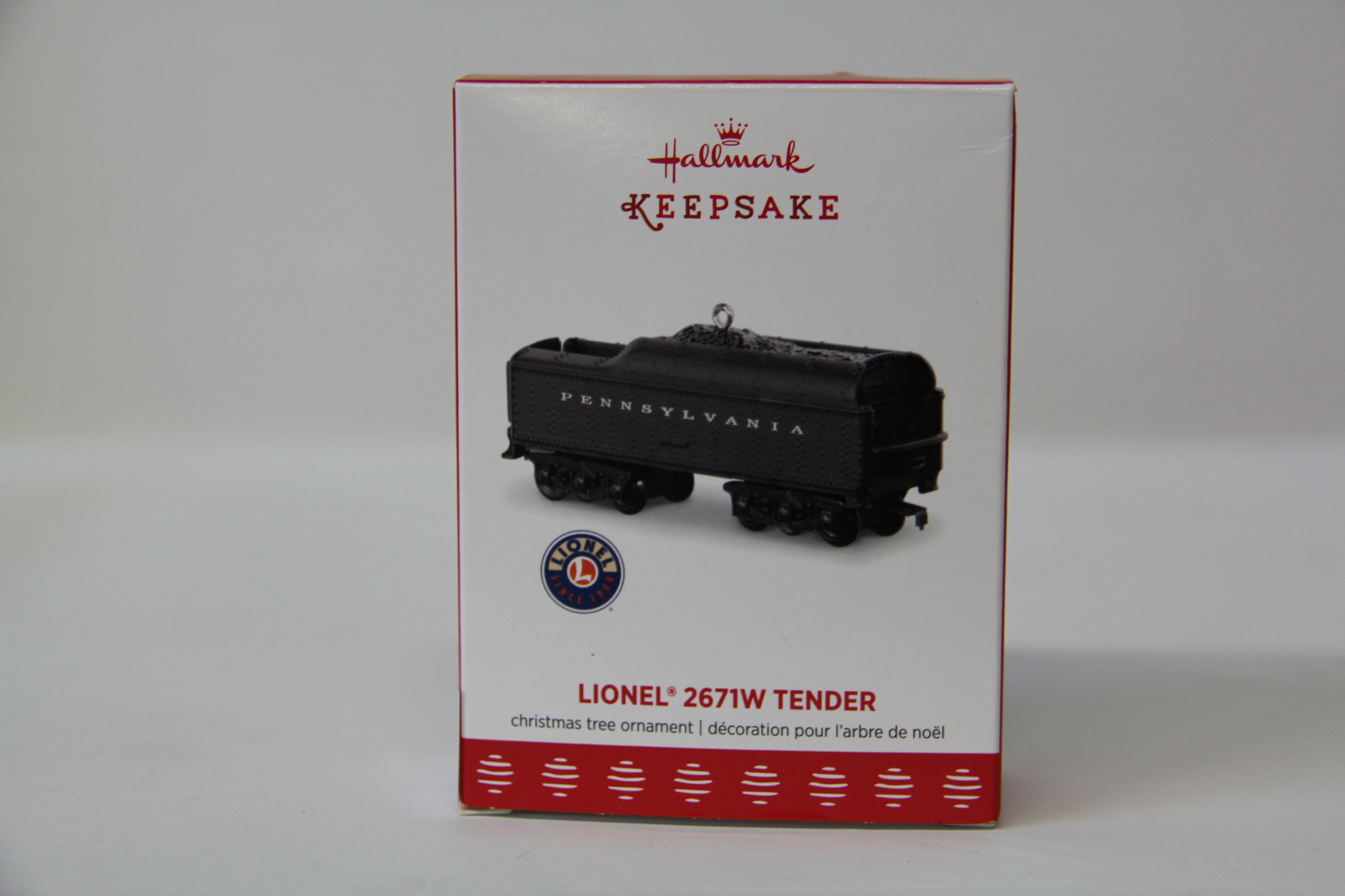 Lionel Hallmark Ornament 2017 Lionel 2671W Tender-Second hand-M4927