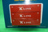 Walthers HO 949-18204 - SceneMaster - 40' Hi Cube Corrugated Container "K-Line" w/ Flat Roof (3 Pack)