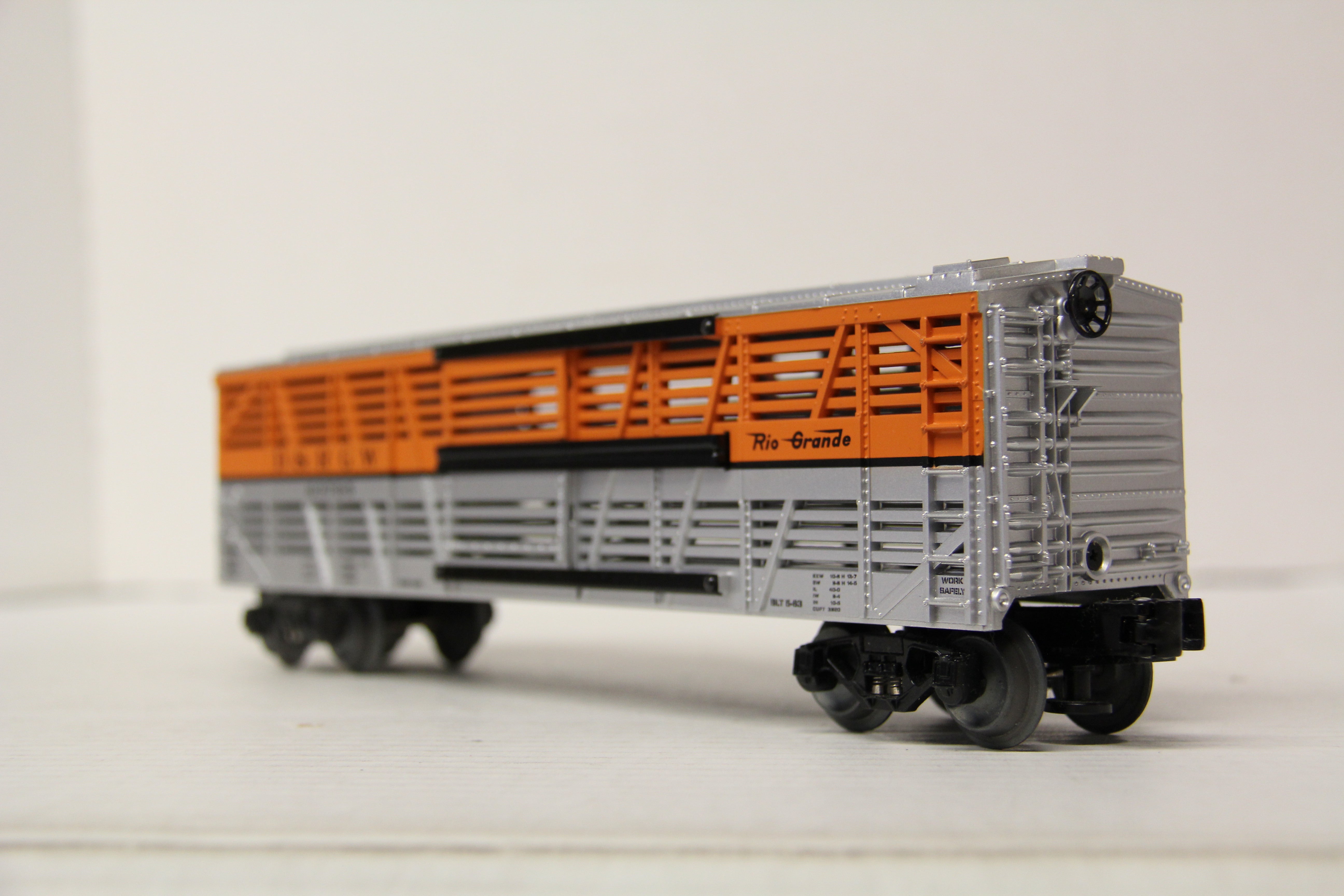 Lionel 6-81675 D&RGW Bi-Level Stock Car #63795-Second hand-M6723
