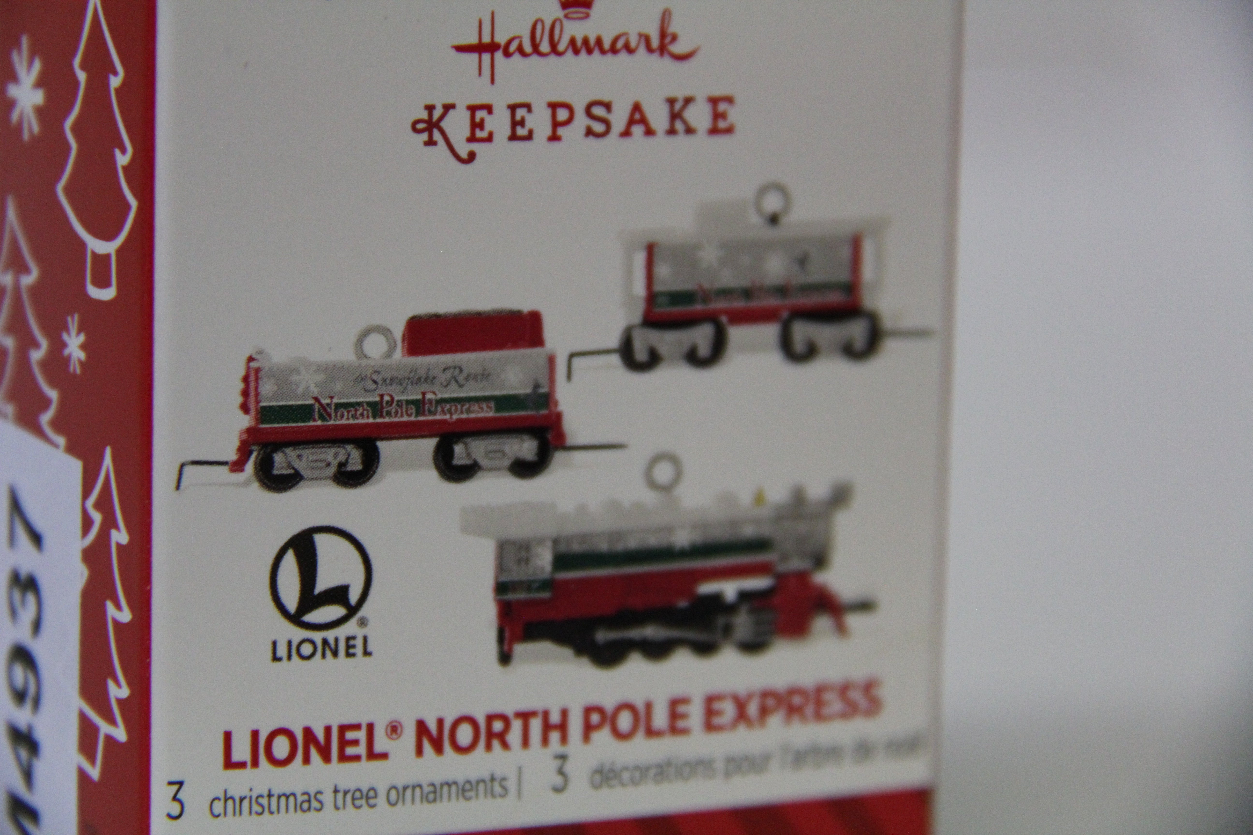 Lionel Hallmark Miniature Ornament 2014 North Pole Express-Second hand-M4937