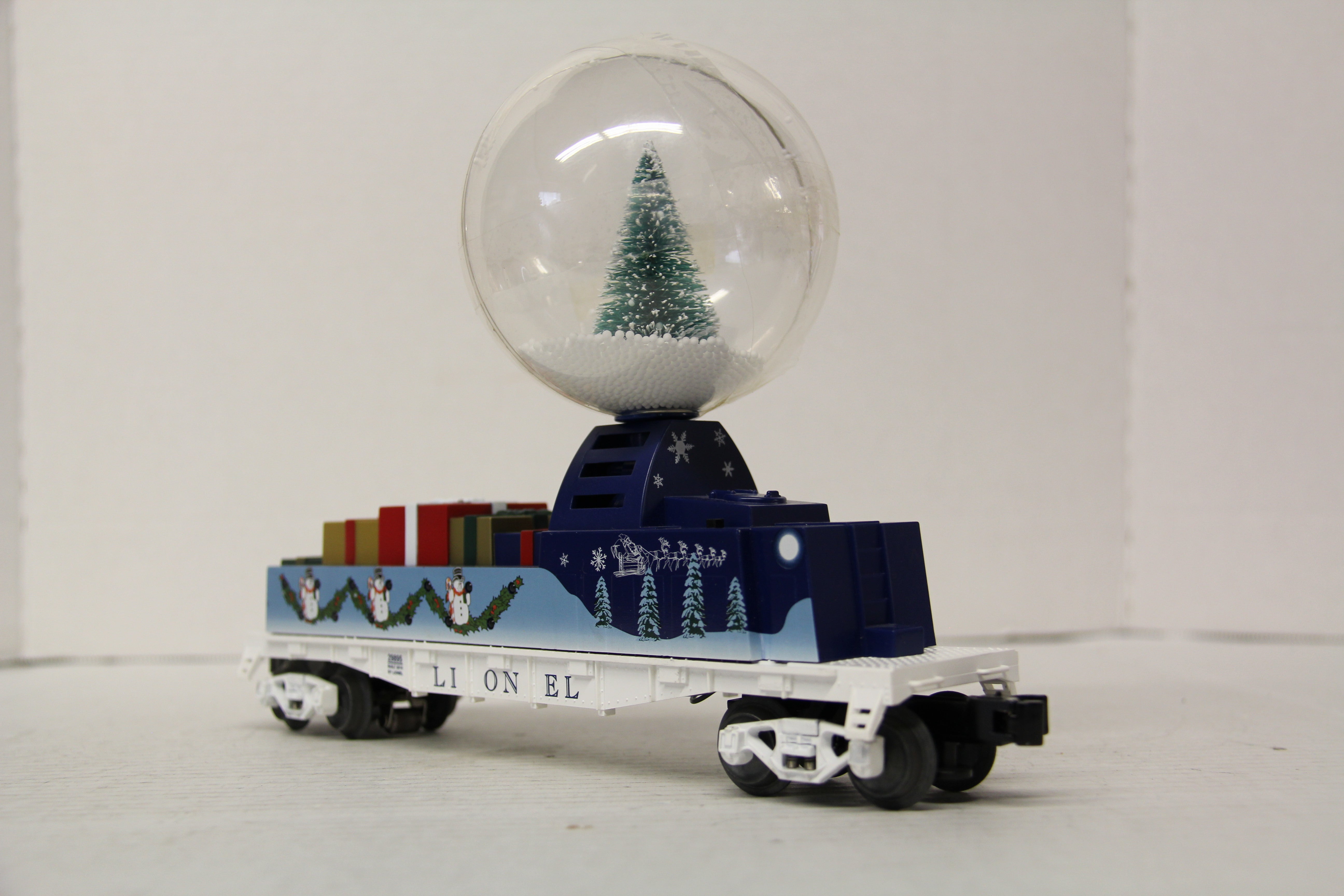 Lionel 6-29895 Christmas Snowglobe Flatcar-Second hand-M6726