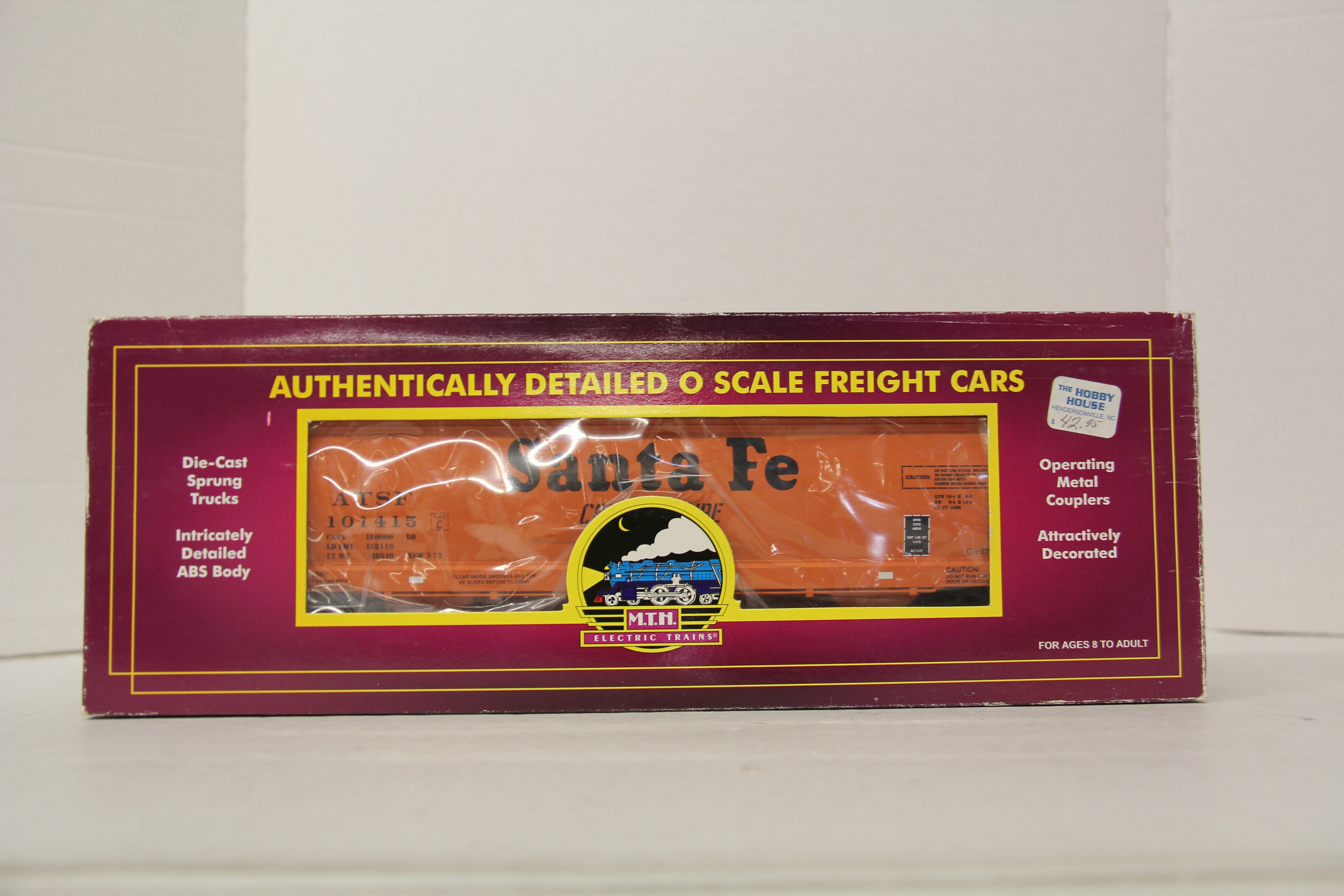 MTH 20-97425 Santa Fe 3-Bay Centerflow Hopper-Second hand-M6729