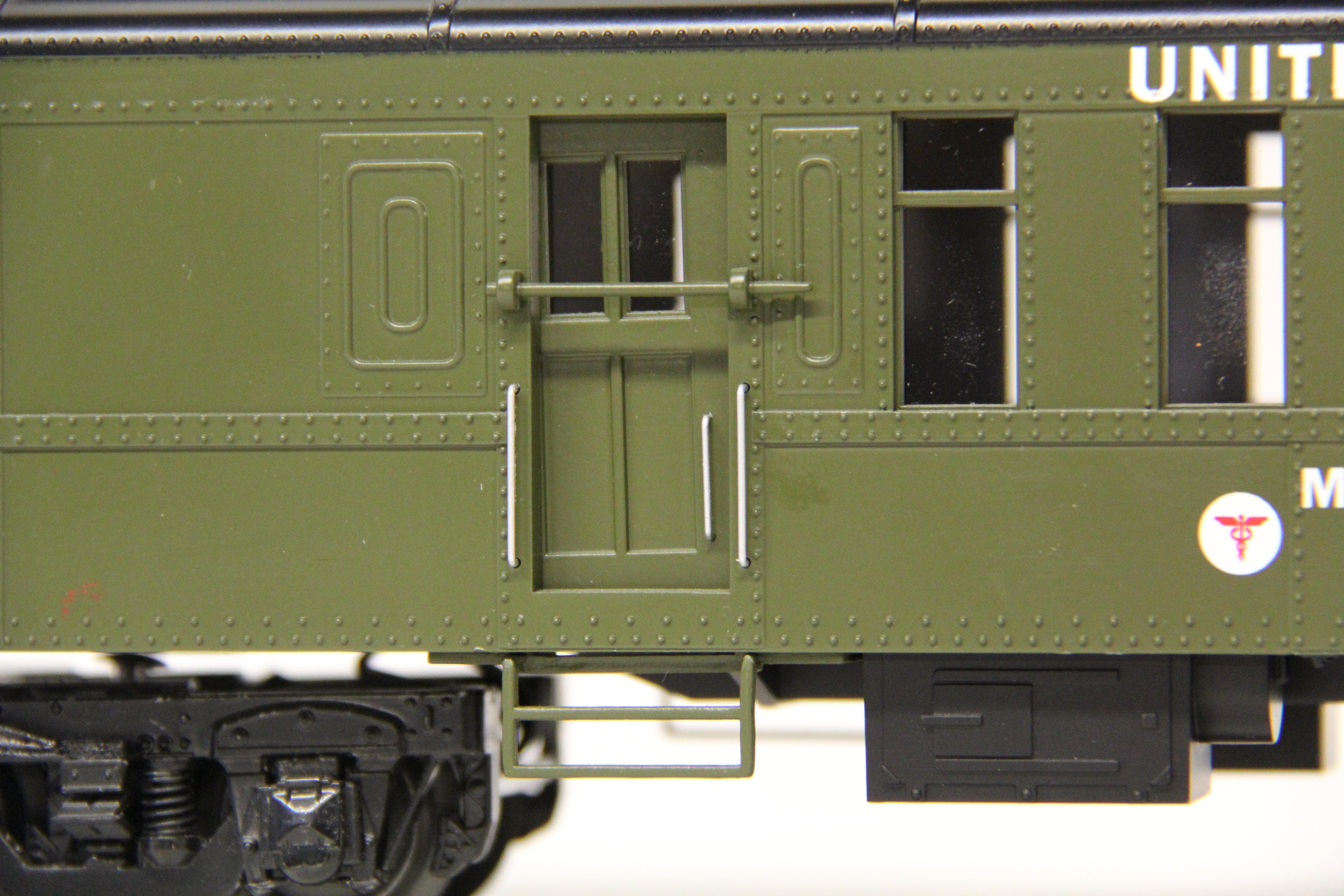 MTH 20-43003 US Army 70' Madison RPO Passenger Car-Second hand-M6734