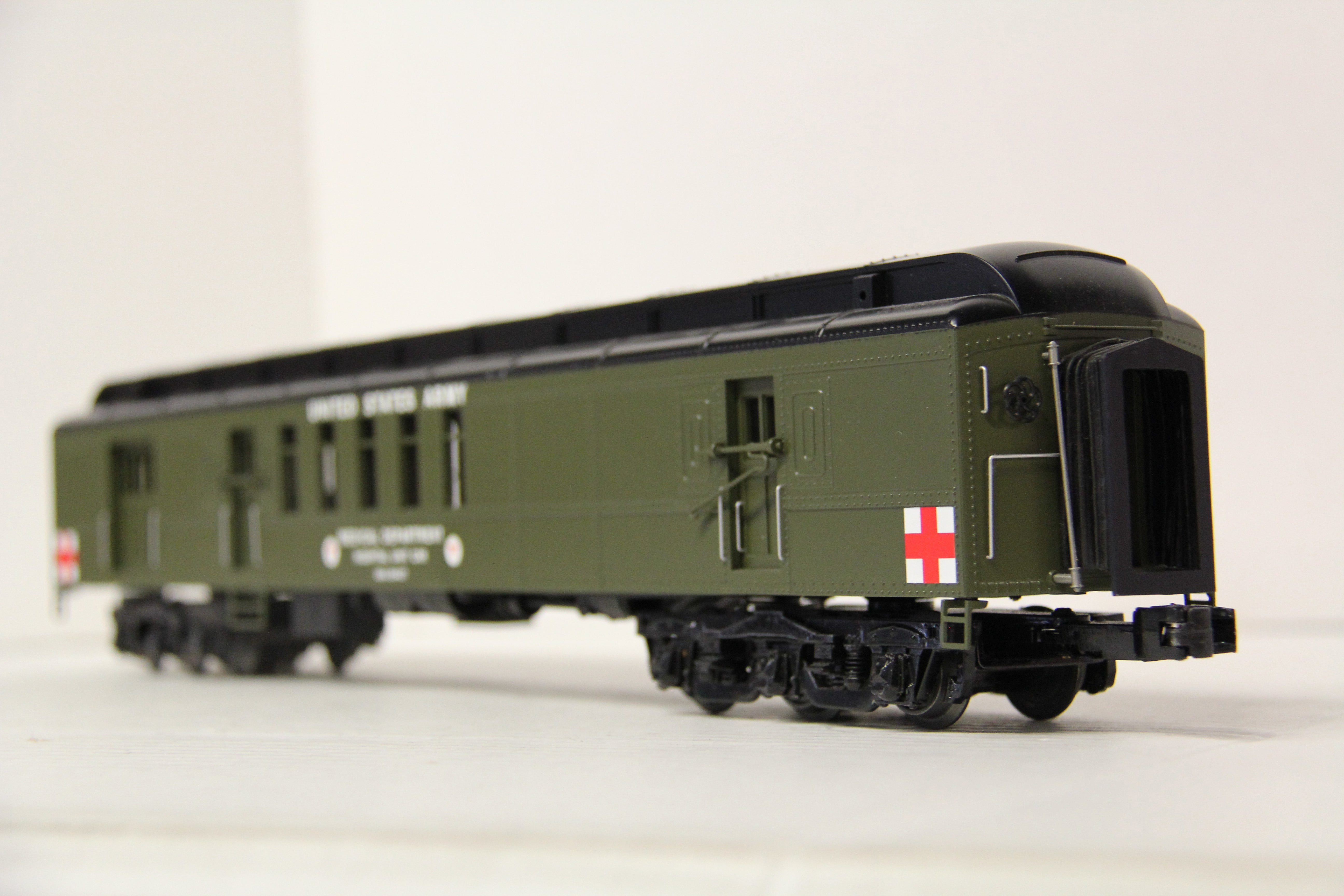 MTH 20-43003 US Army 70' Madison RPO Passenger Car-Second hand-M6734