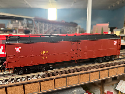 MTH 20-94769 - R50B Express Reefer Car "Pennsylvania" #2913 w/ Herald (Tuscan) - Custom Run for MrMuffin'sTrains - MrMuffin'sTrains