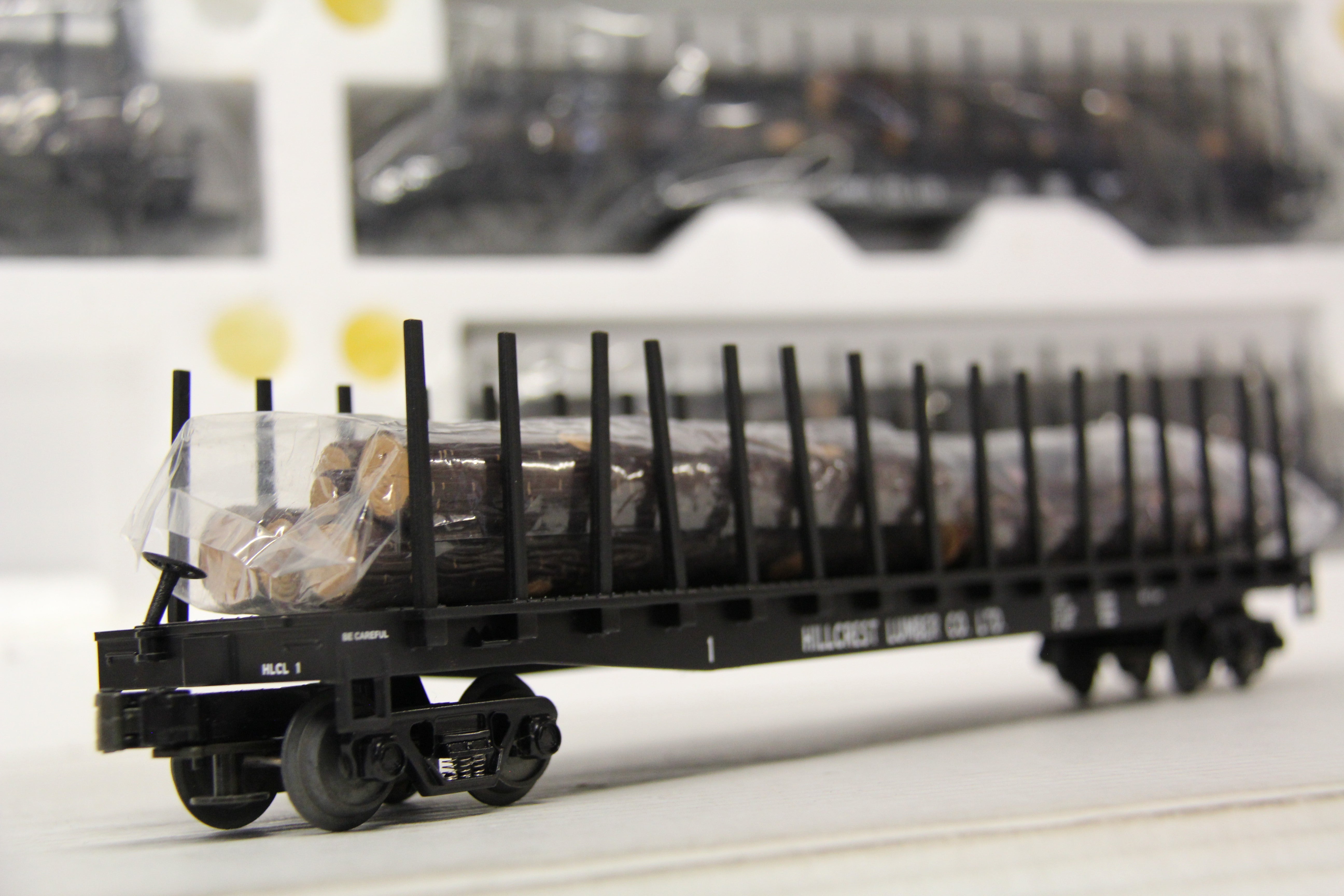 MTH 20-98119 Hill Crest Lumber Co Flatcar w/ Logs 6 Car Set-Second hand-M6737