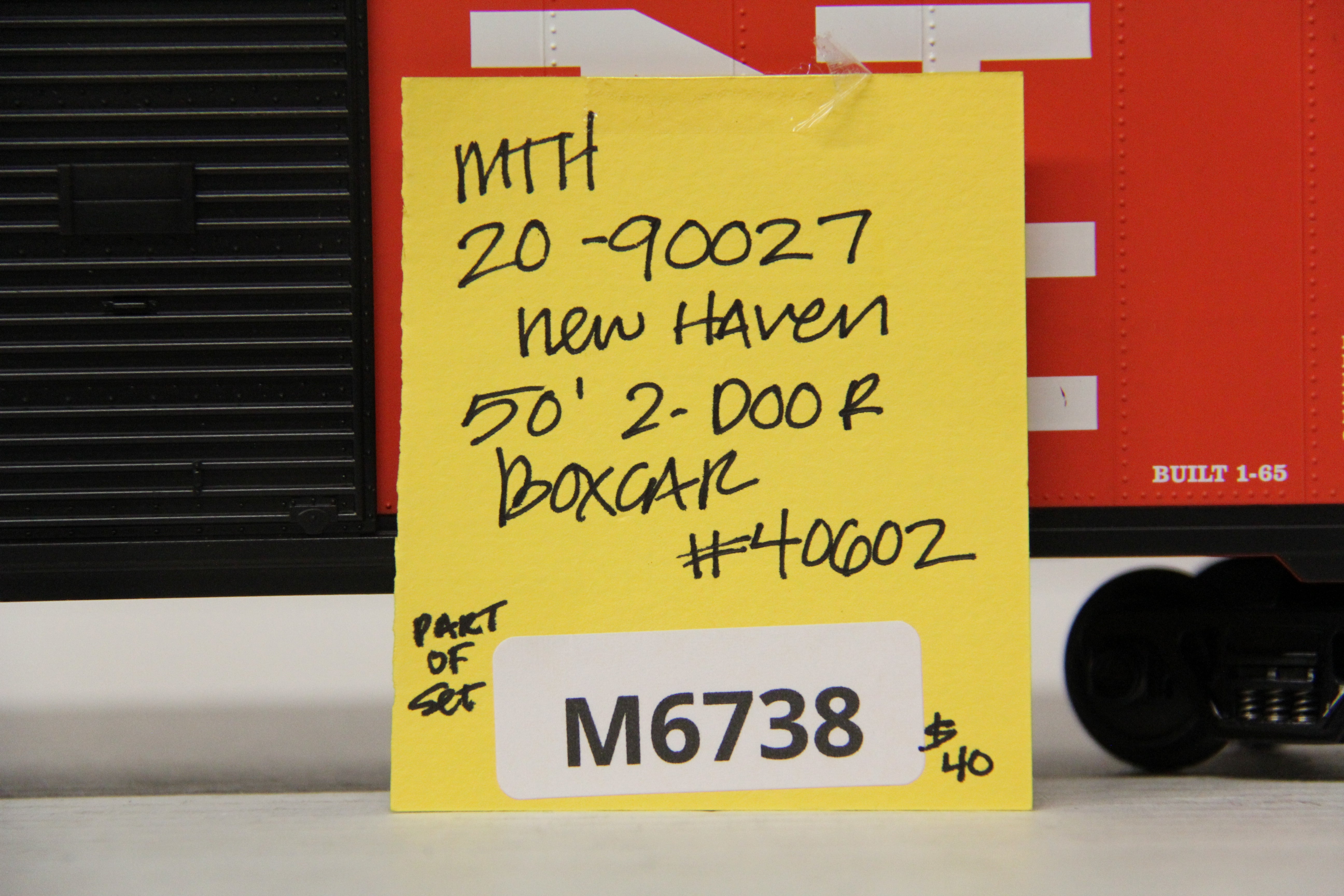 MTH New Haven 50' 2-Door Boxcar#4062-Second hand-M6738
