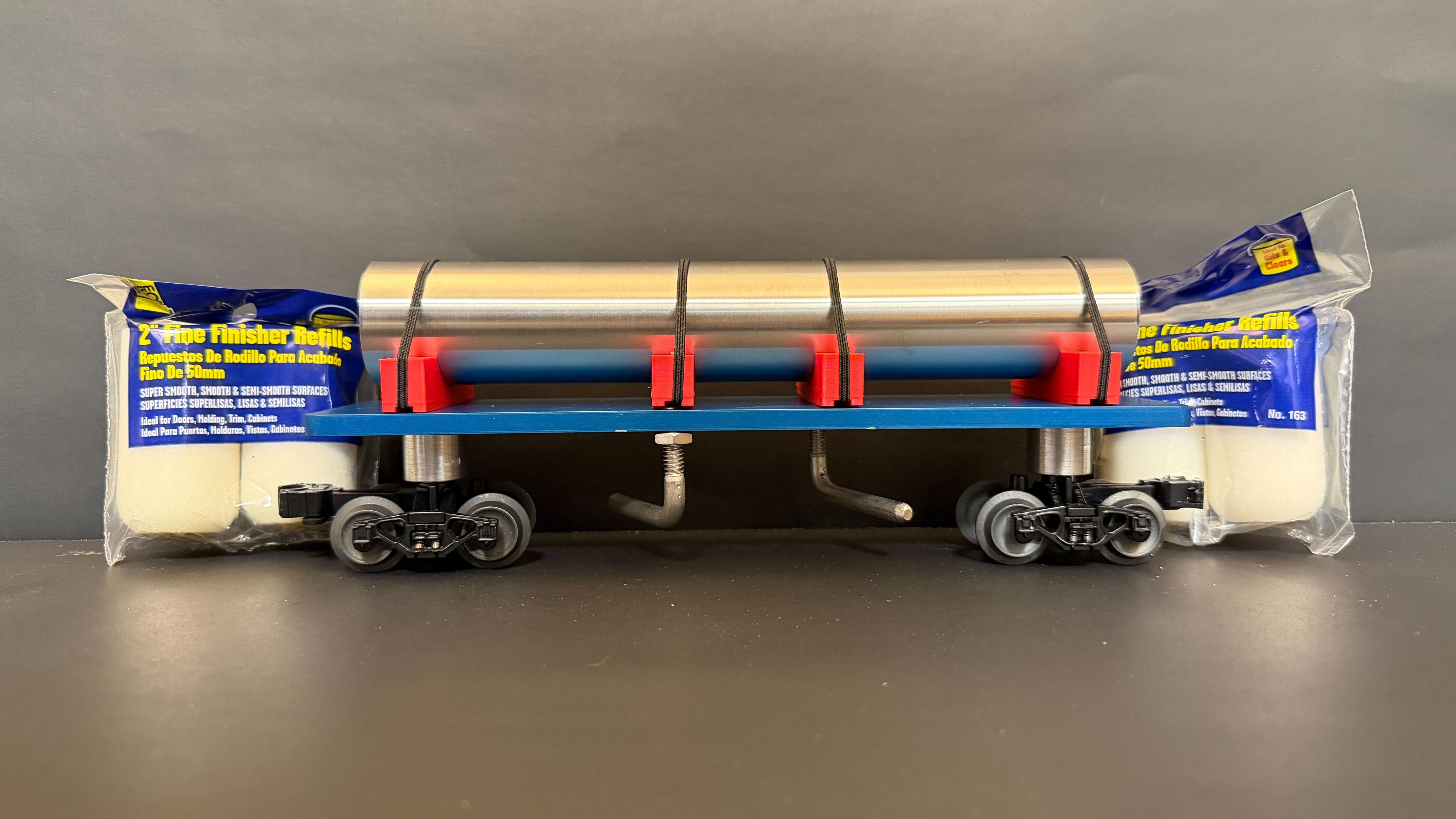 R&L Lines - 3-Rail Track Scrubbing Car (Blue)